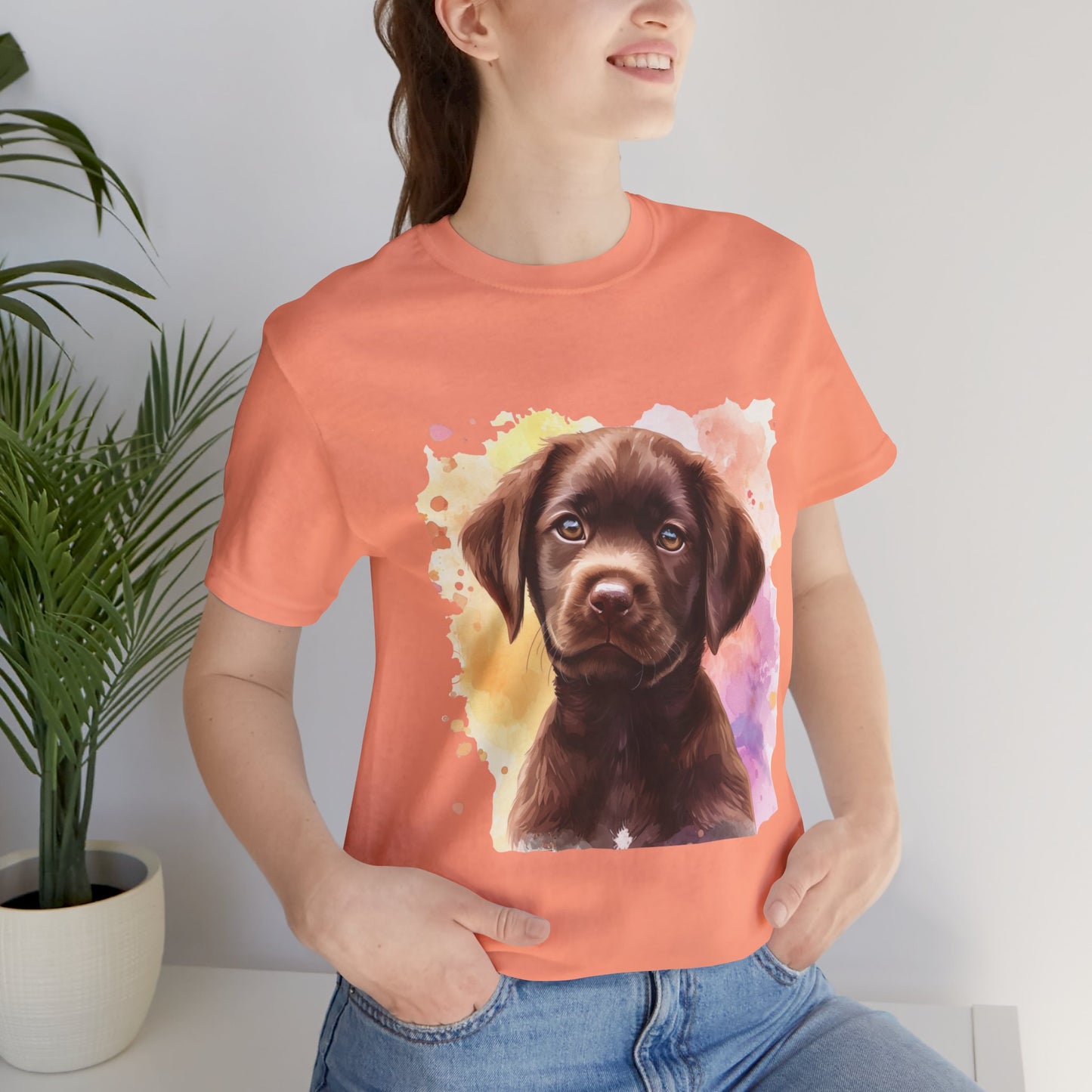 Chocolate Lab Unisex Jersey Short Sleeve Tee