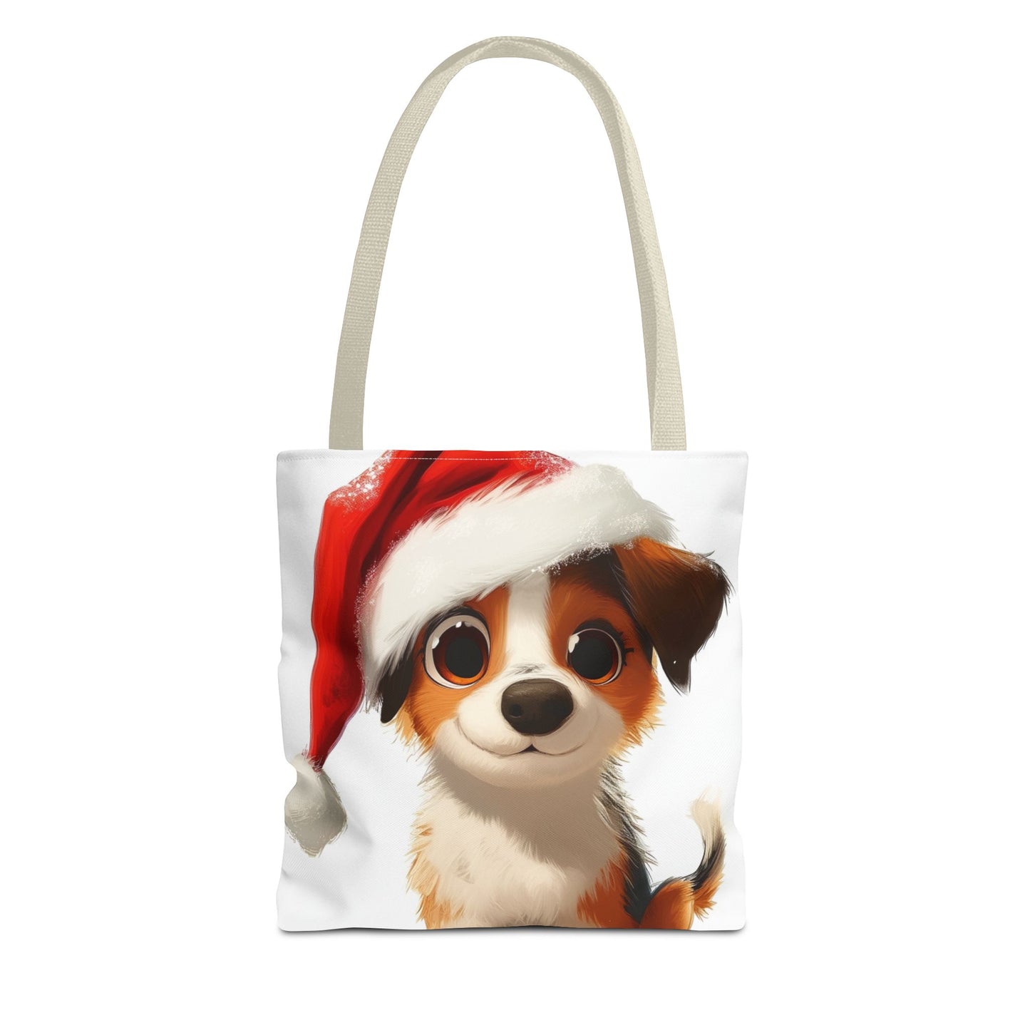 Festive Puppy Tote Bag (AOP)