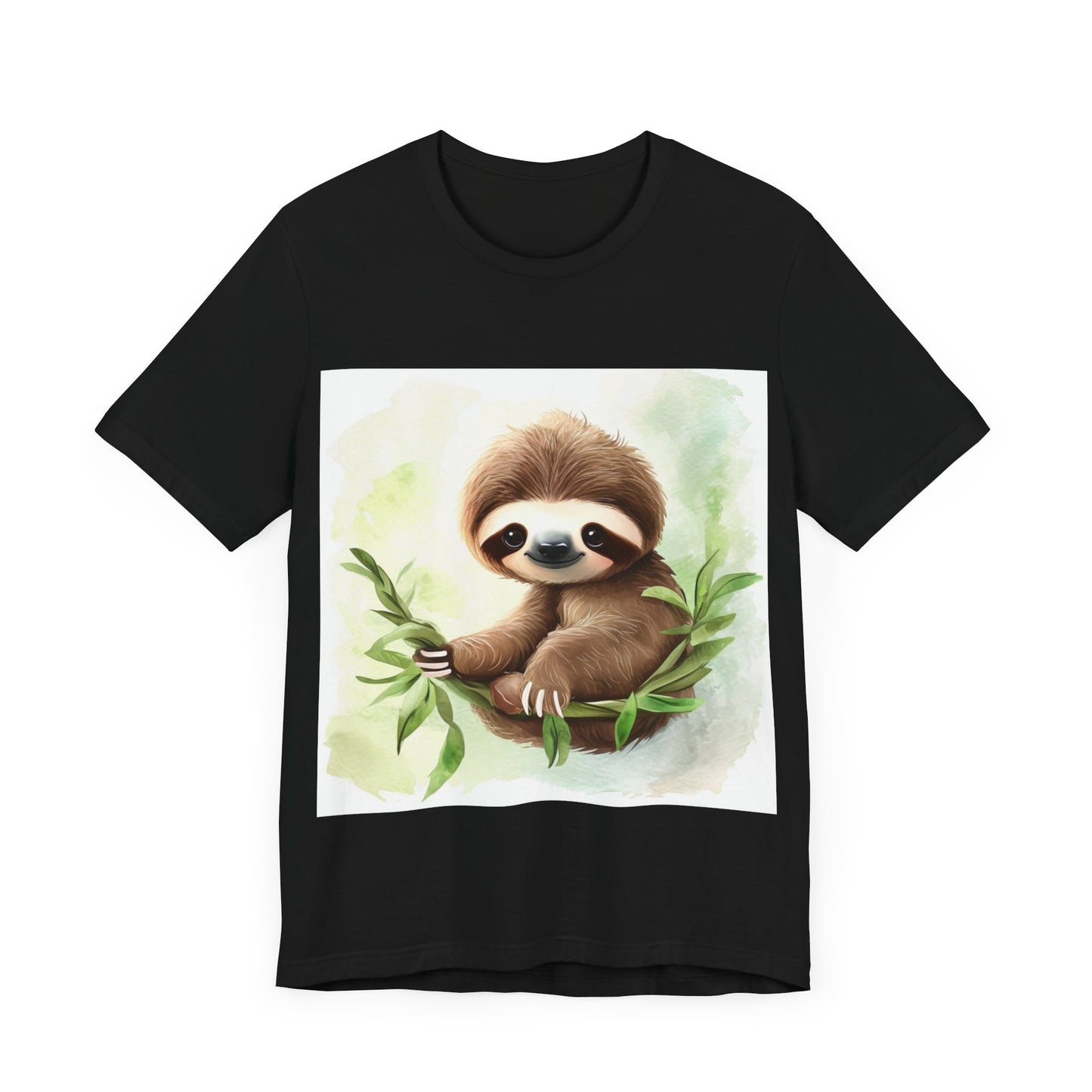 Playful Sloth Unisex Jersey Short Sleeve Tee