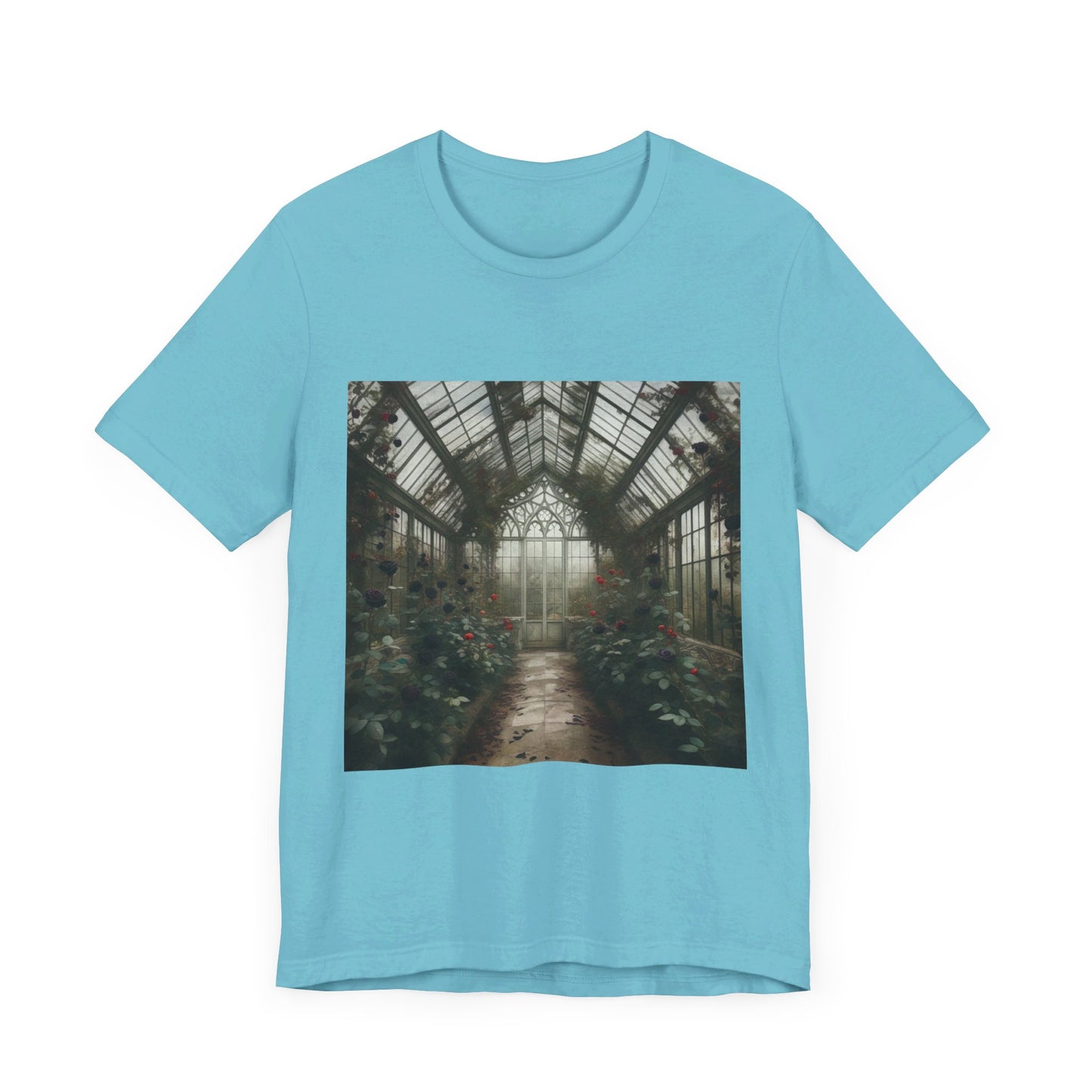 Gothic Roses Greenhouse Unisex Jersey Short Sleeve Tee