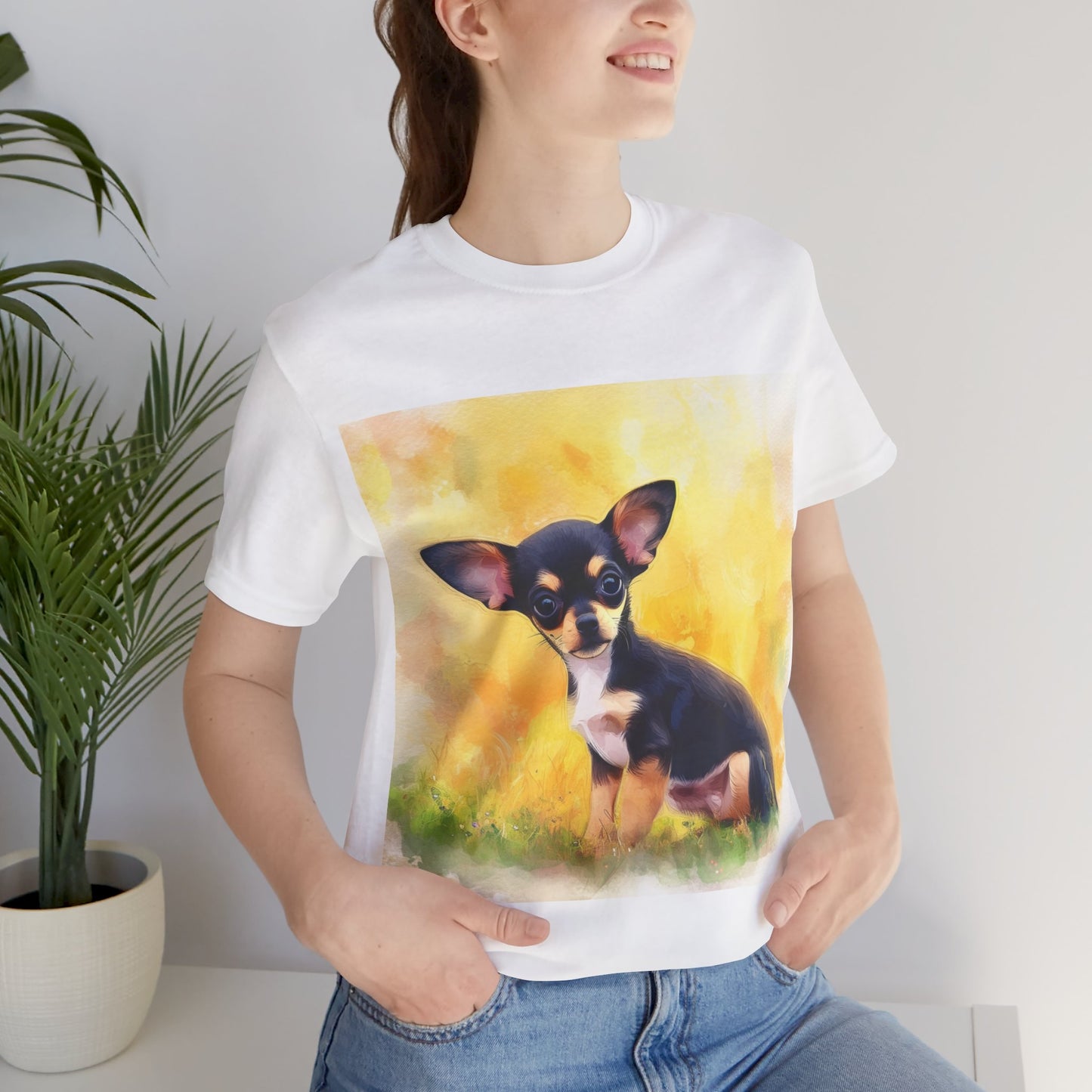 Chihuahua Unisex Jersey Short Sleeve Tee