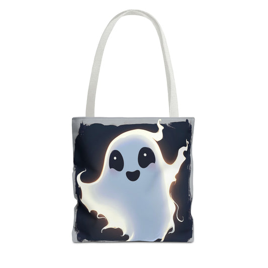 Cute Happy Ghost Tote Bag (AOP)