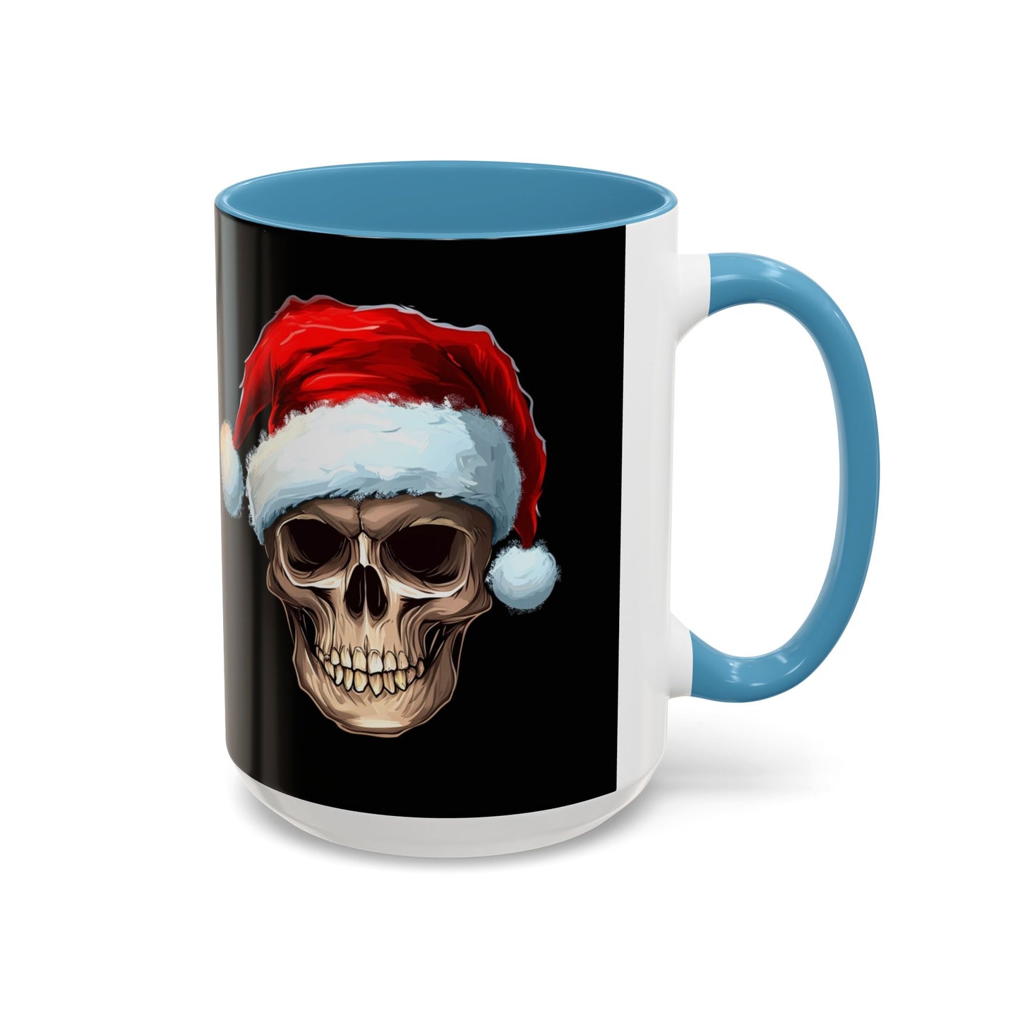 Gothic Christmas Skull Mug Accent Coffee Mug (11, 15oz)