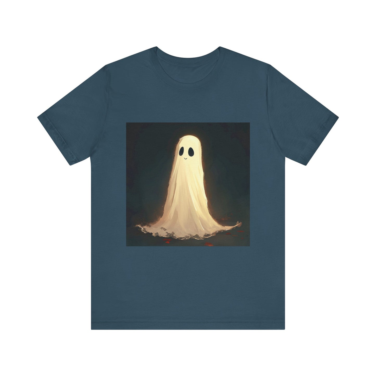 Happy Spooky Ghost Unisex Jersey Short Sleeve Tee