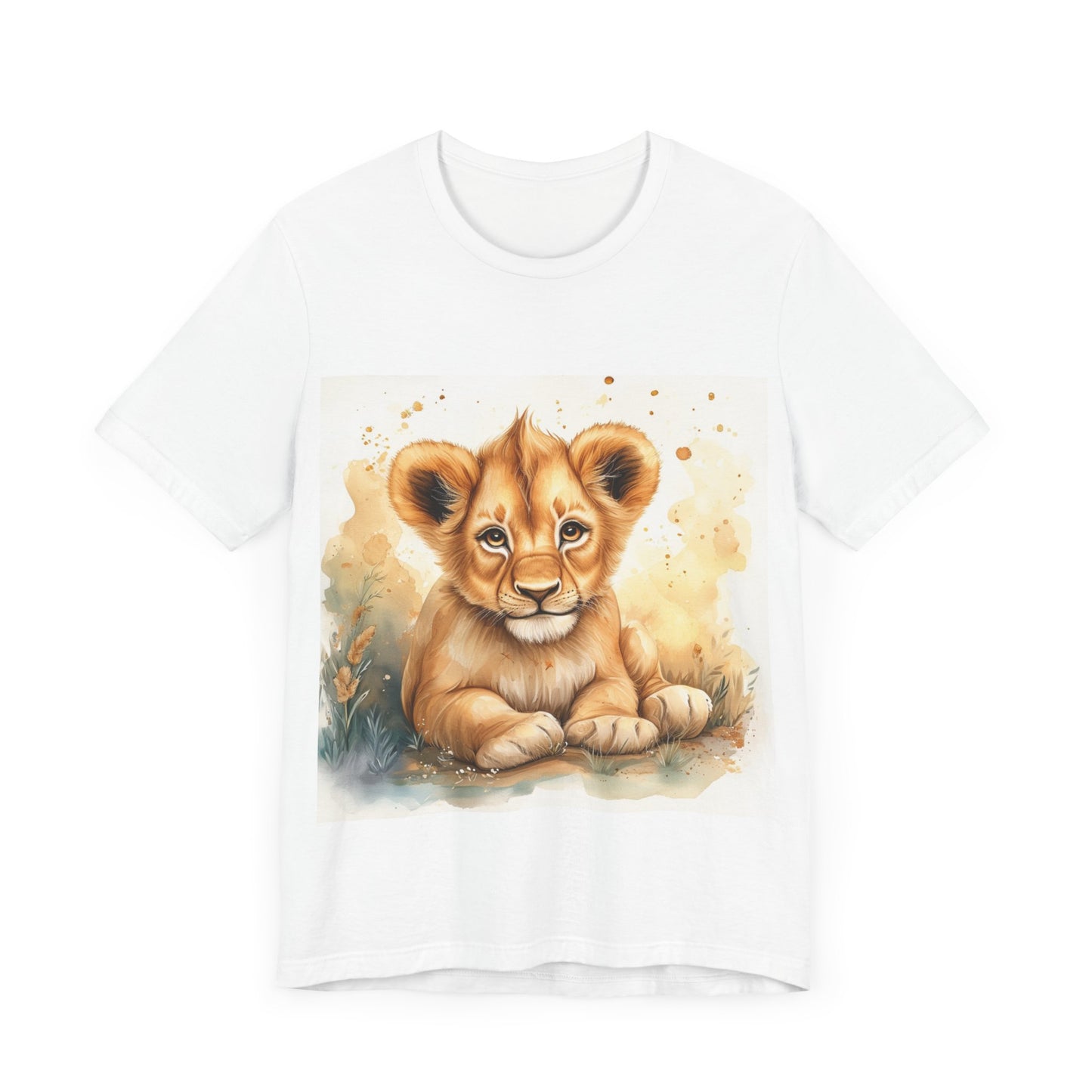 Cute Lion Cub Unisex Jersey Short Sleeve Tee