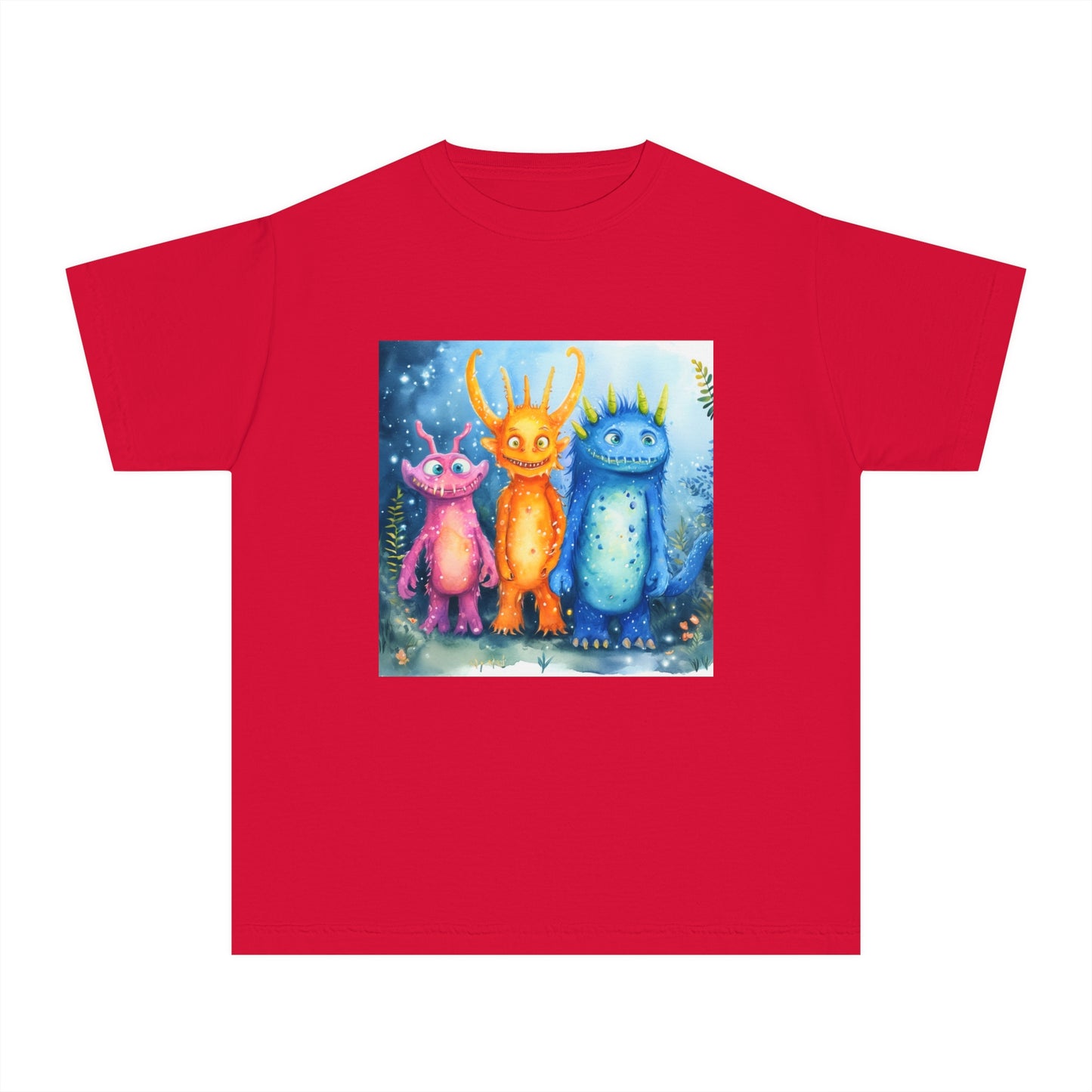 Cute Funny Monsters Youth Midweight Tee