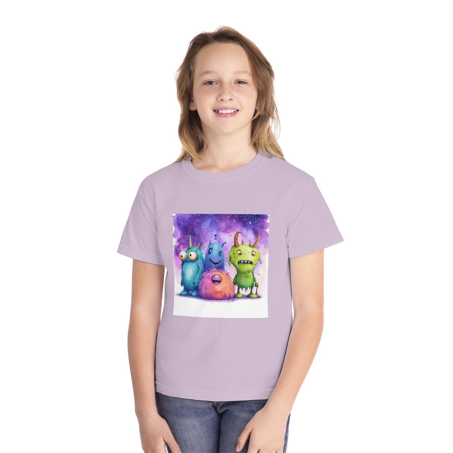 Cartoon Movie Monsters Youth Midweight Tee