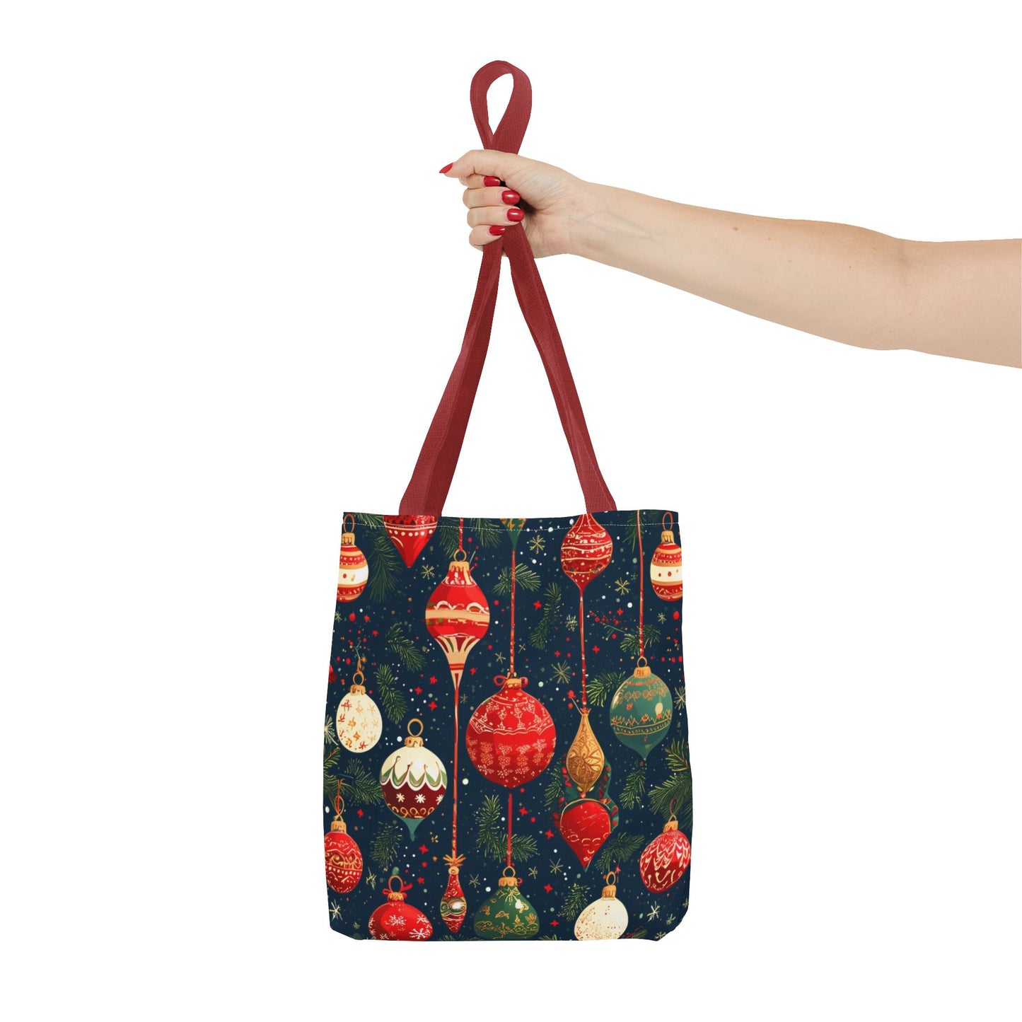 Dark Ornament Pattern Tote Bag (AOP)