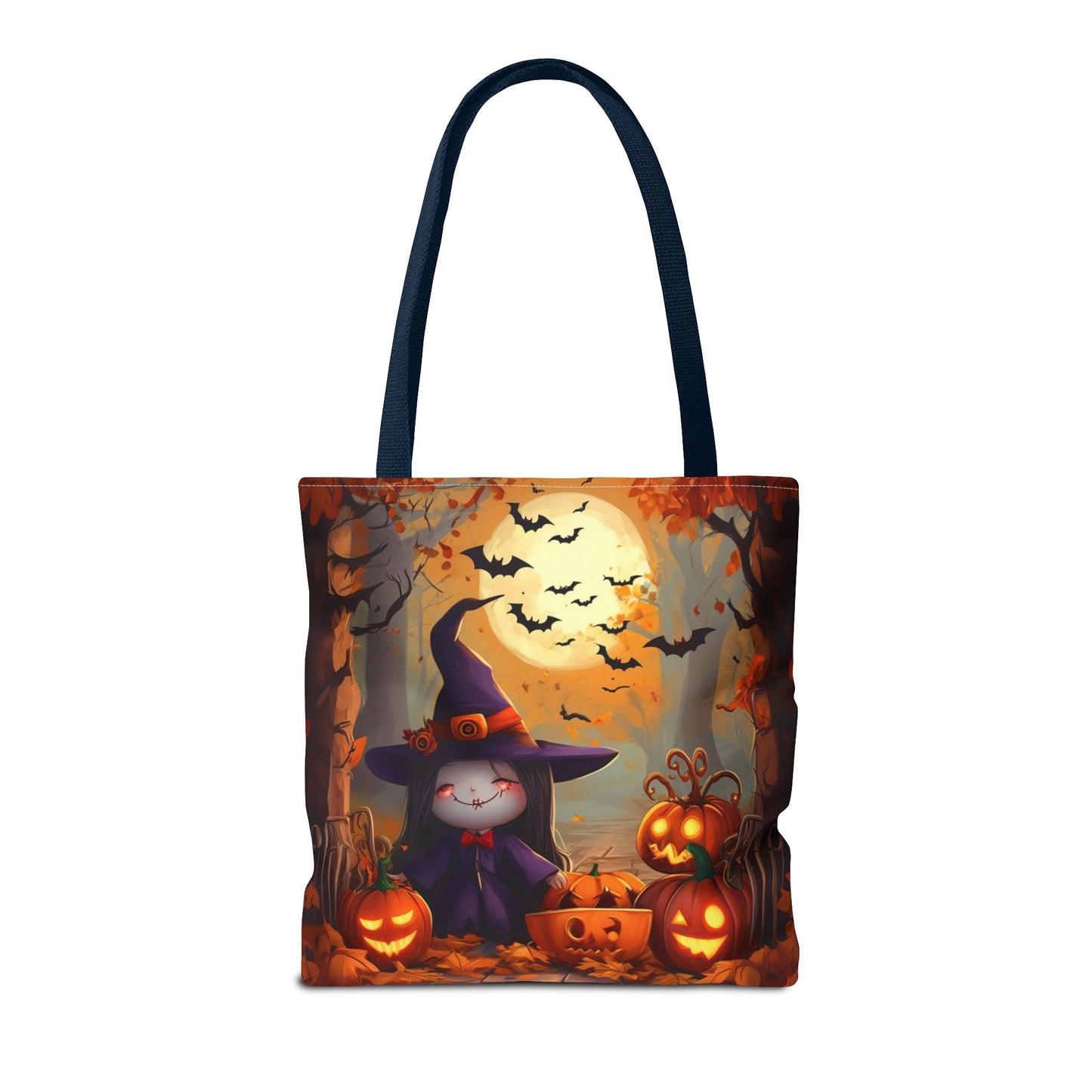 Spooky Cute Witch Tote Bag (AOP)