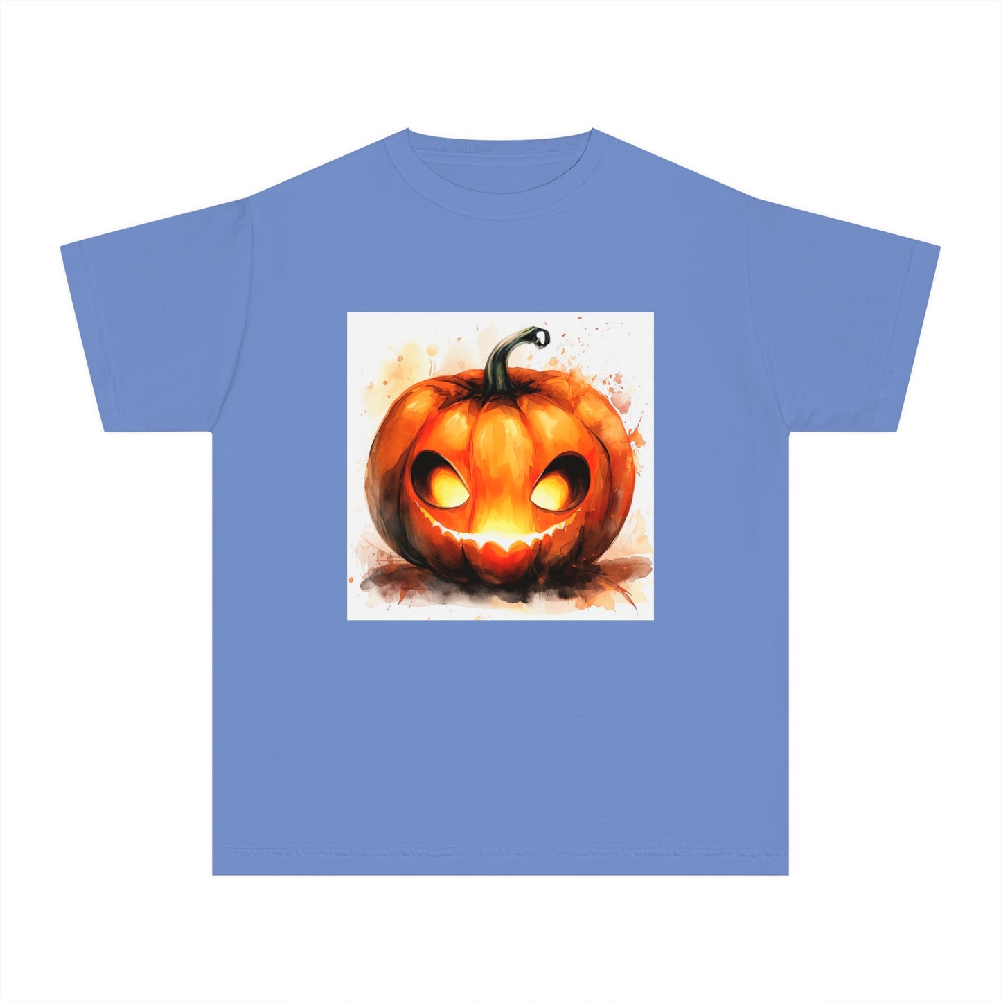 Cute Happy Jack o' Lantern Youth Midweight Tee