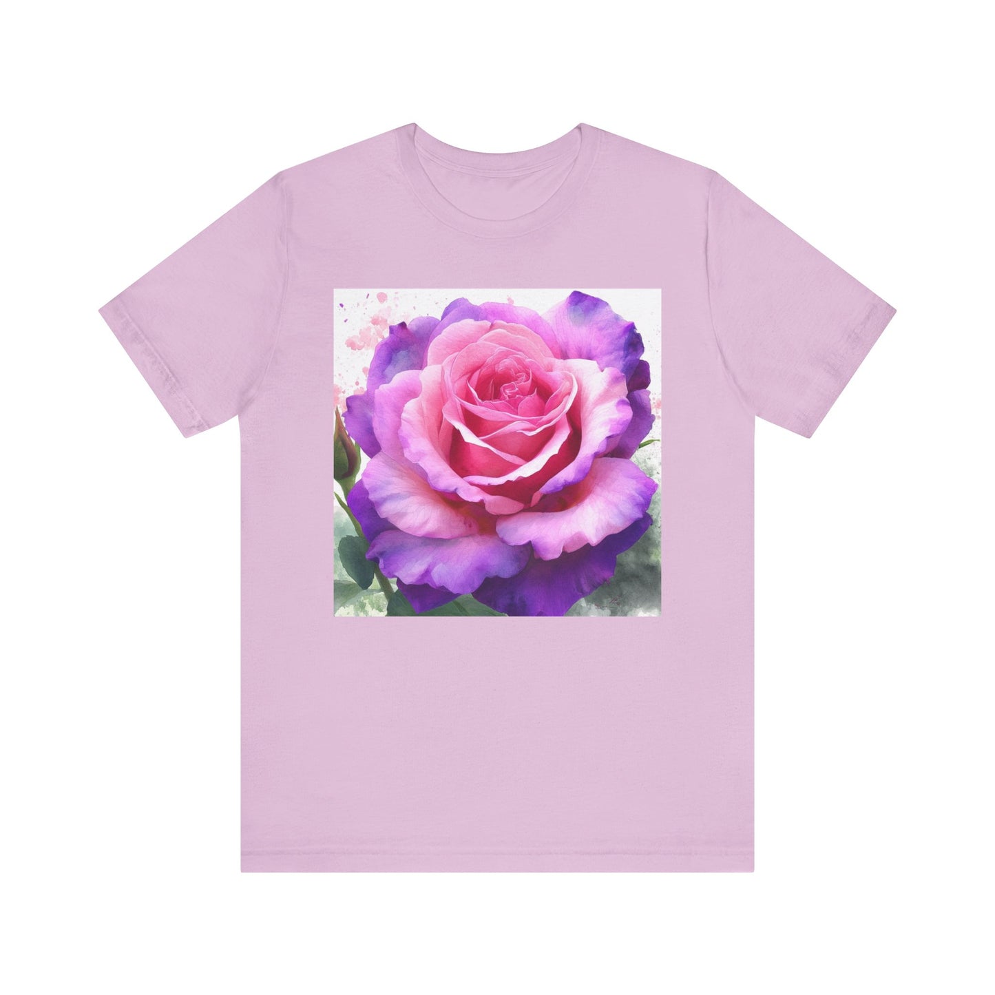 Rose Garden Unisex Jersey Tee - Vibrant Rose Design