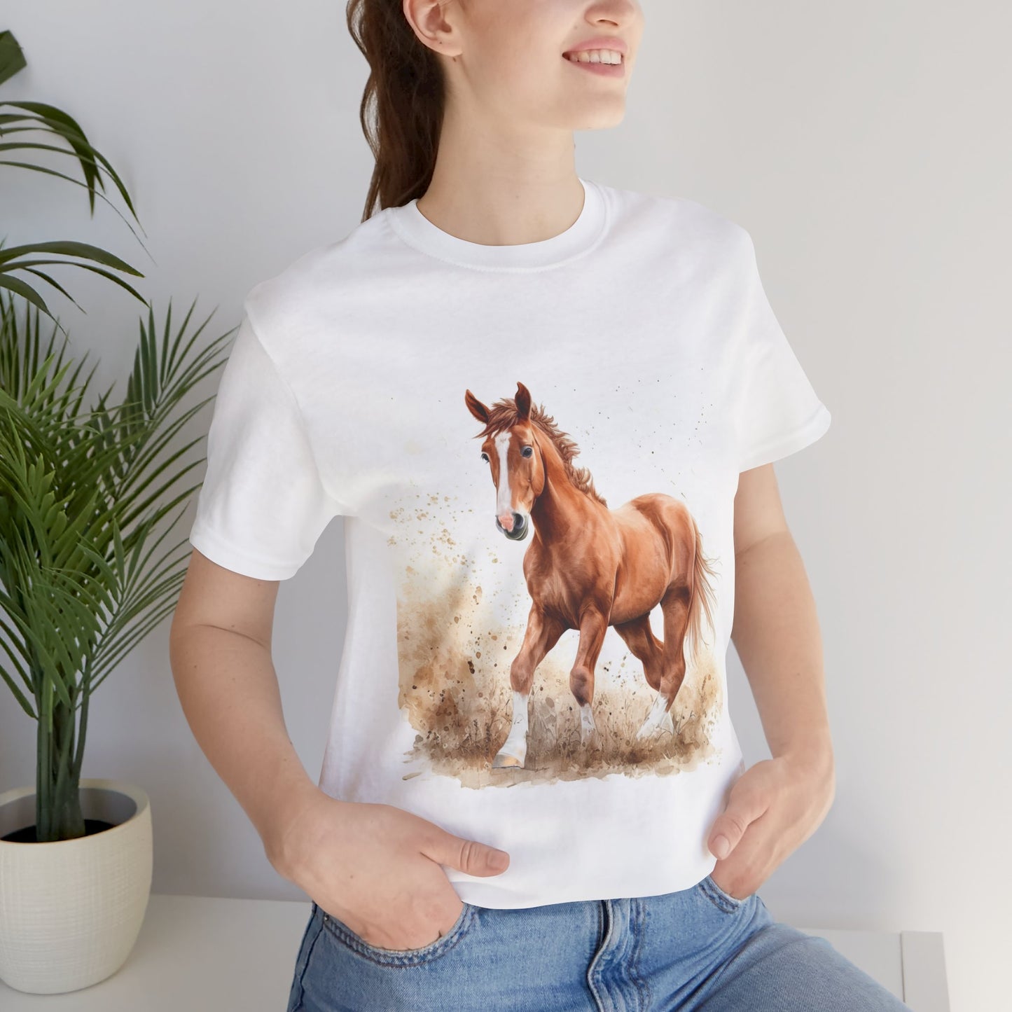 Baby Quarter horse Unisex Jersey Short Sleeve Tee