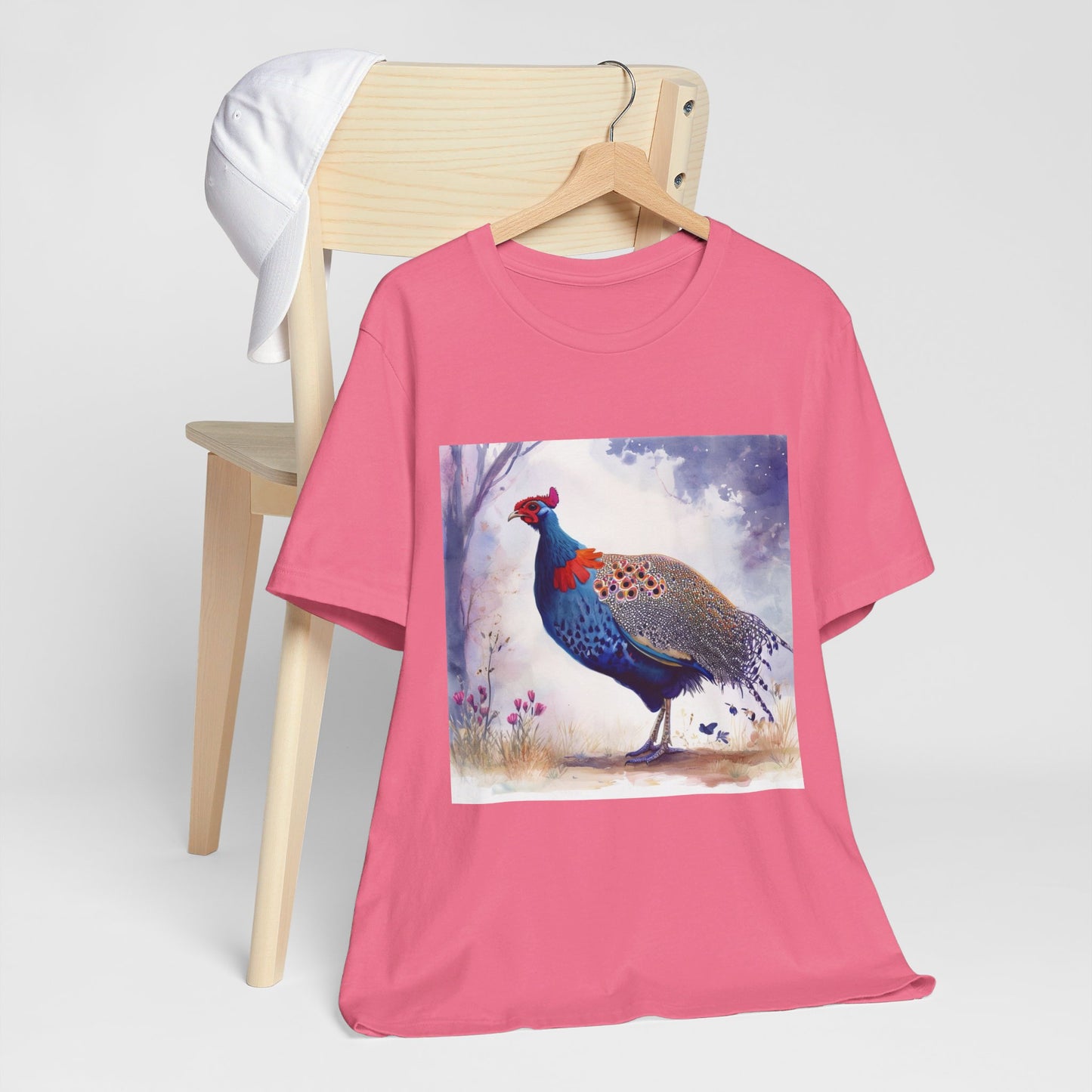 Cute Guinea Fowl Unisex Jersey Short Sleeve Tee