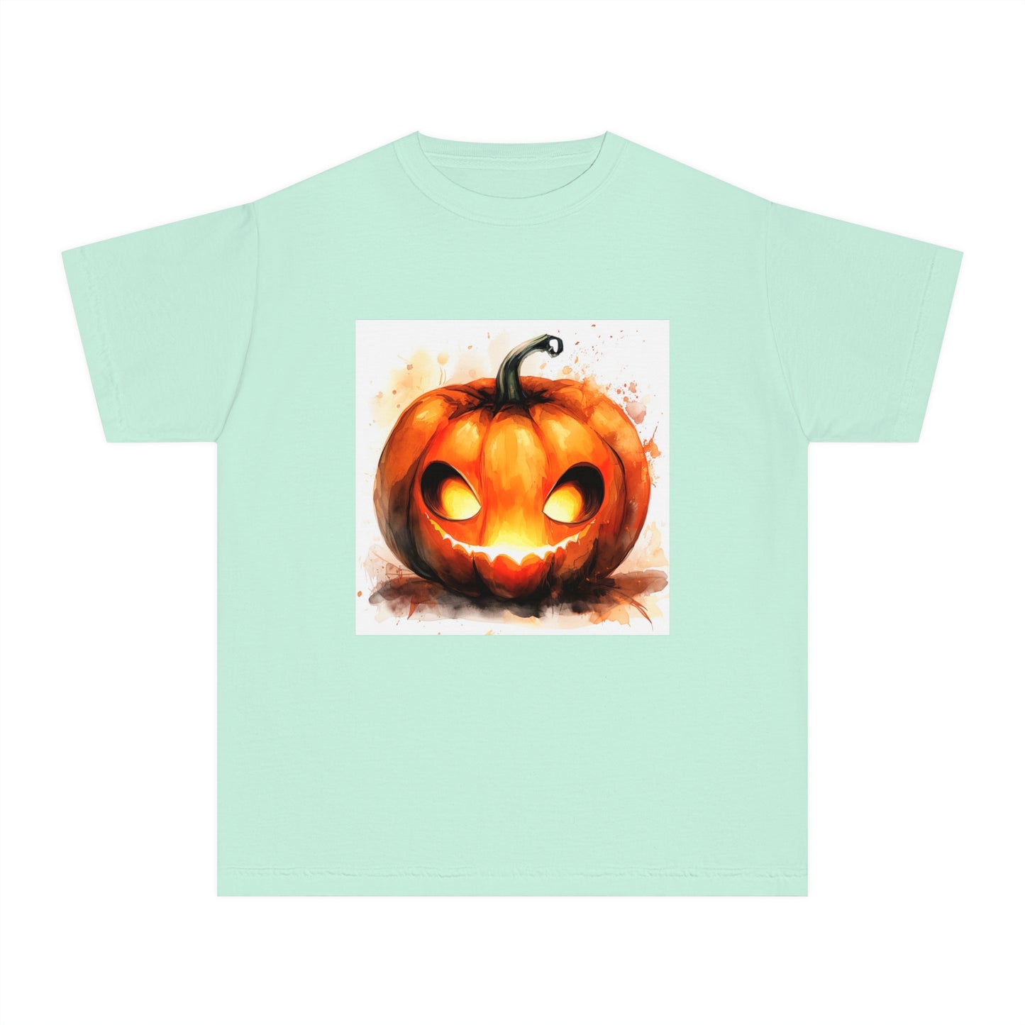 Cute Happy Jack o' Lantern Youth Midweight Tee