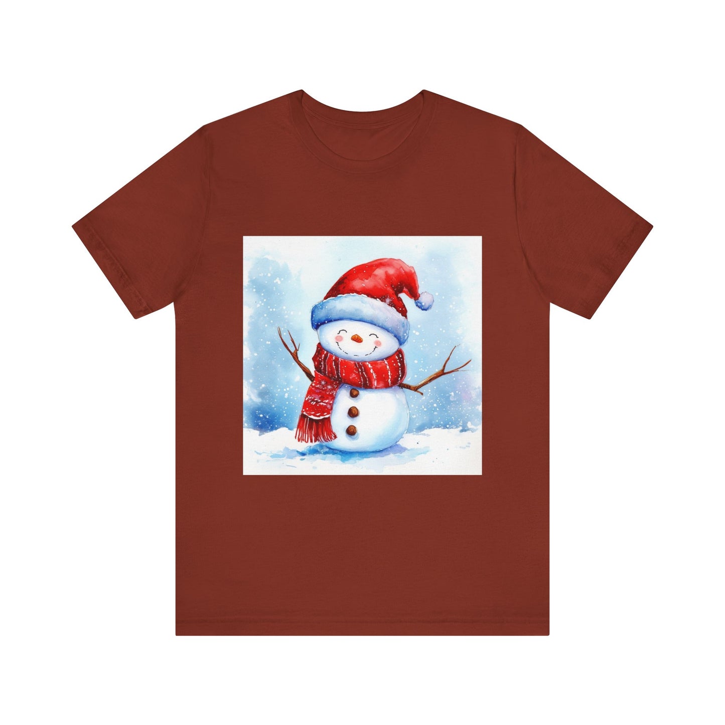 Cute Snowman Unisex Jersey Short Sleeve Tee