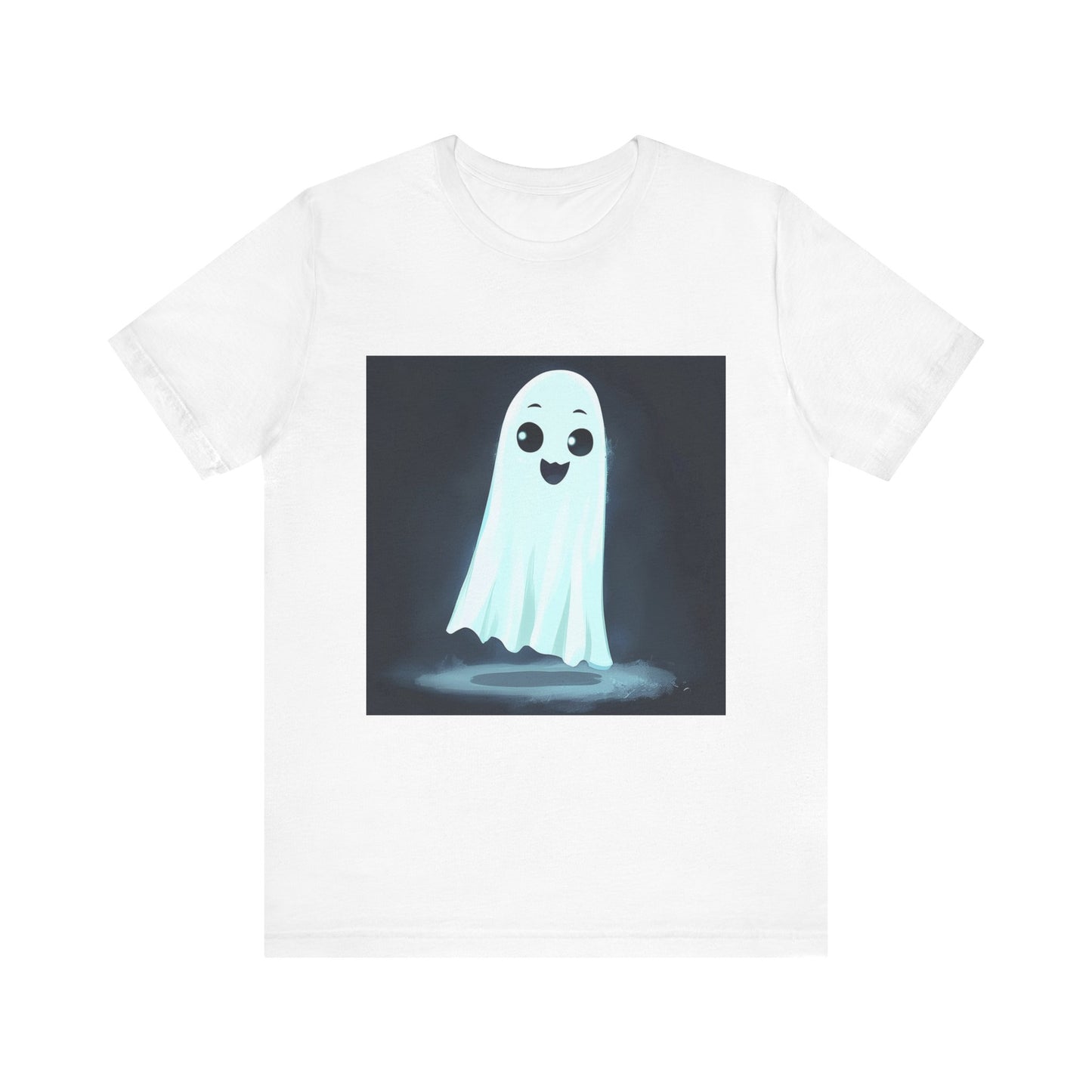 Cute Haunting Ghost Unisex Jersey Short Sleeve Tee