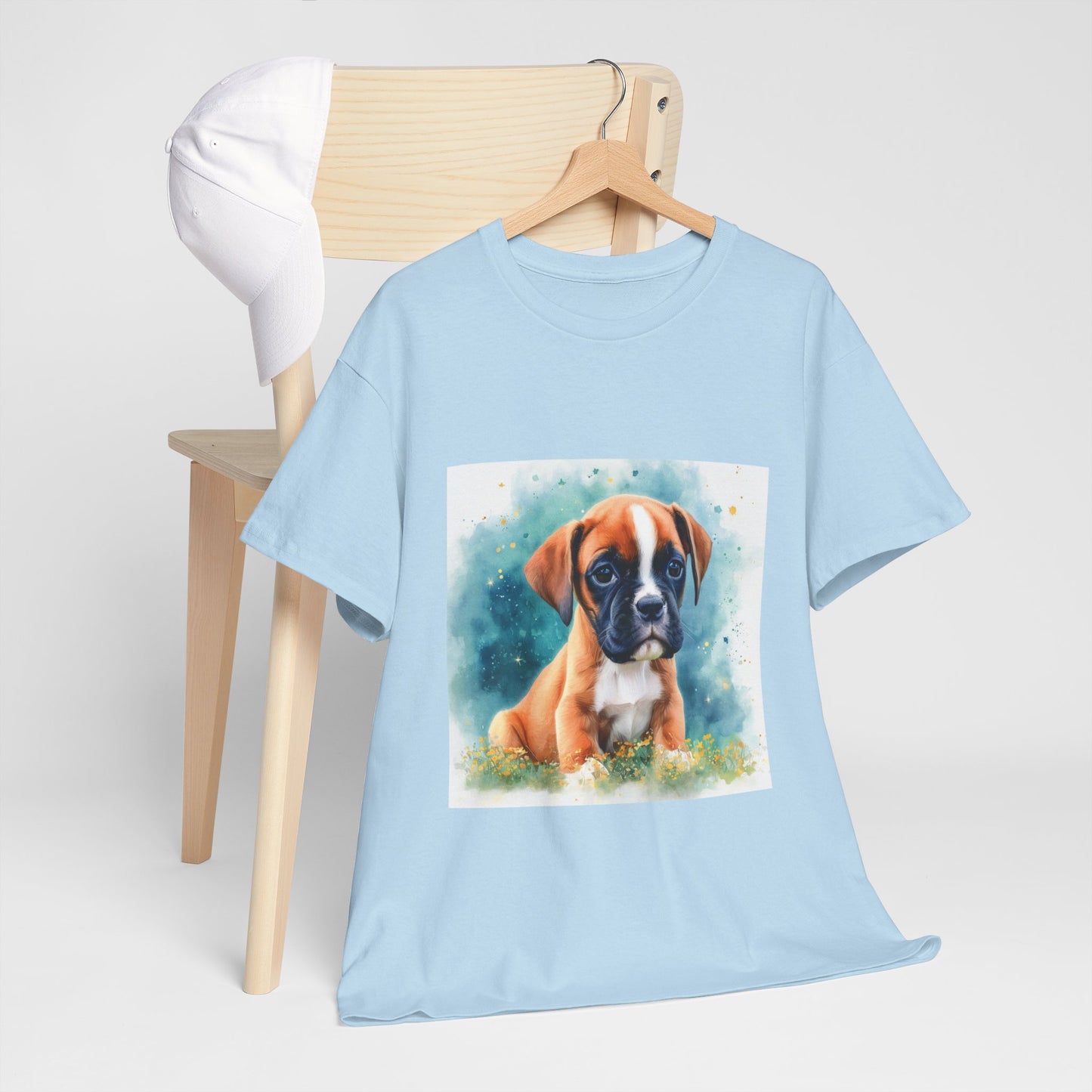 Boxer Puppy Unisex Heavy Cotton Tee