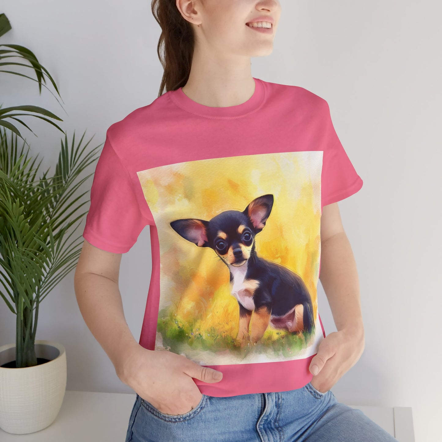 Chihuahua Unisex Jersey Short Sleeve Tee