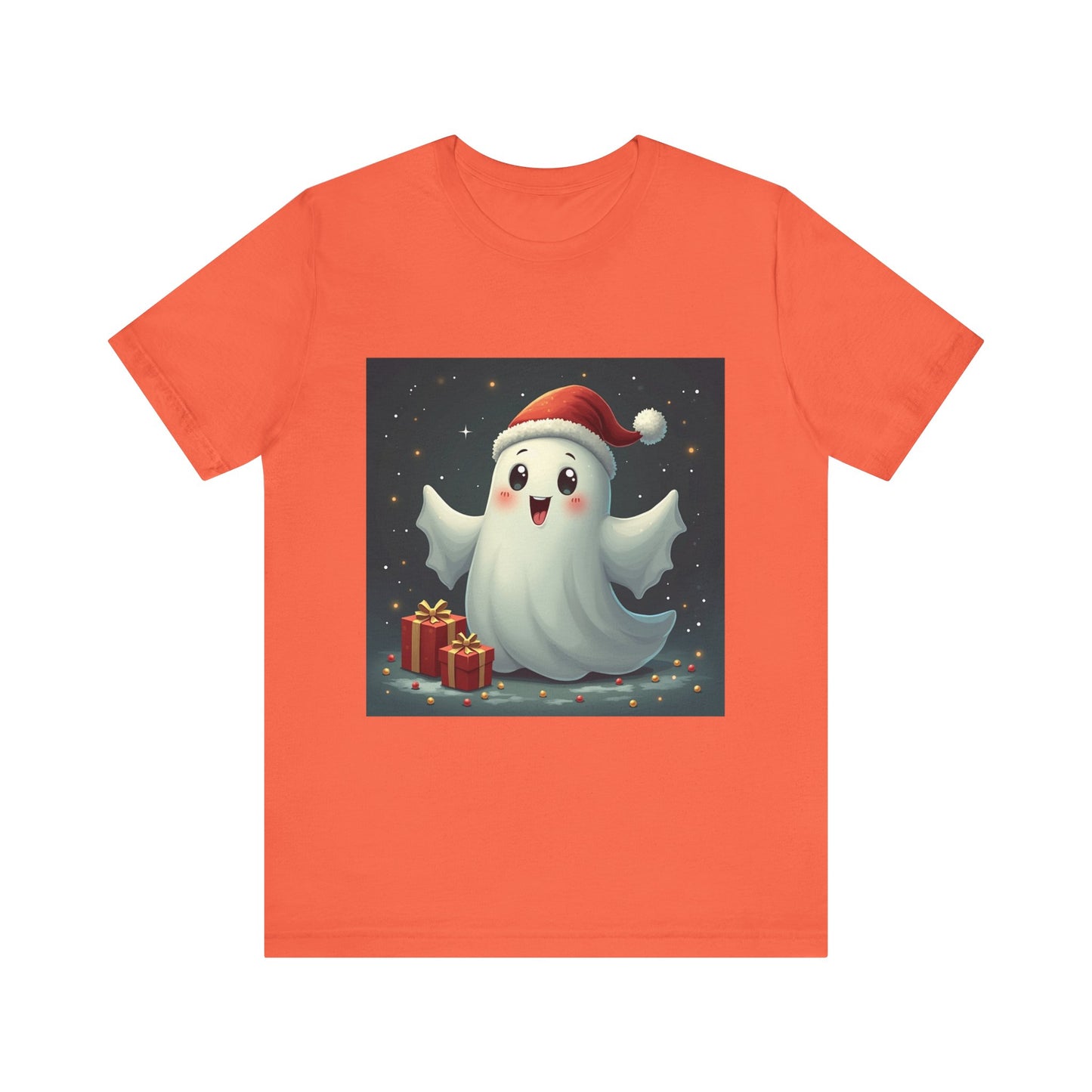 Christmas Presents Ghost Unisex Jersey Tee