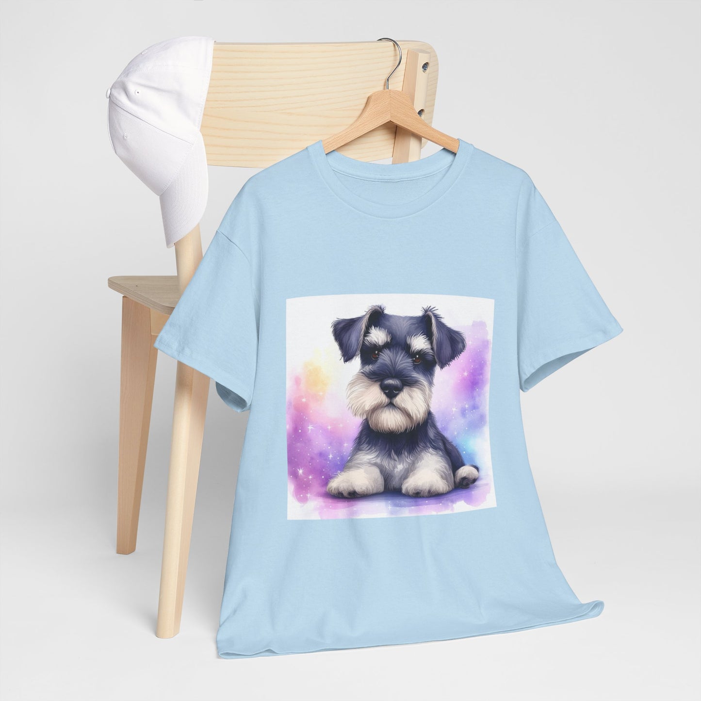 Schnauzer Puppy Unisex Heavy Cotton Tee