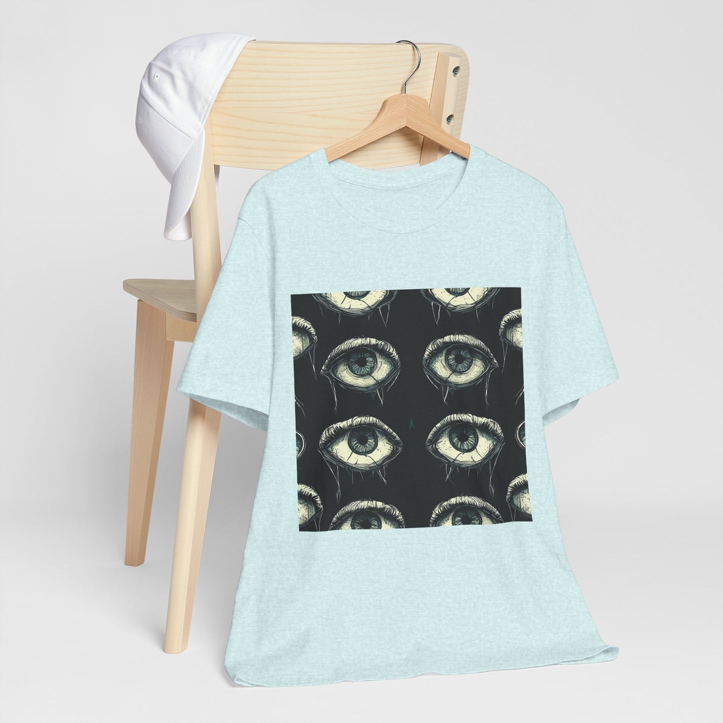 Spooky Eye Pattern Unisex Jersey Short Sleeve Tee