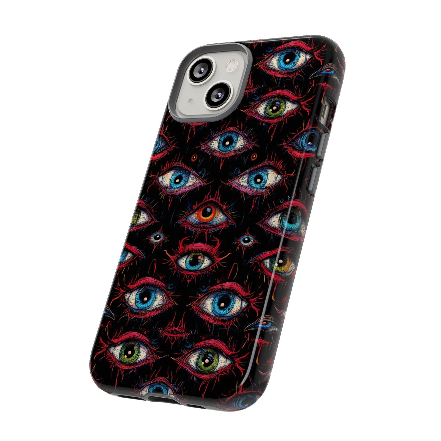 Creepy Eye Pattern Tough Cases