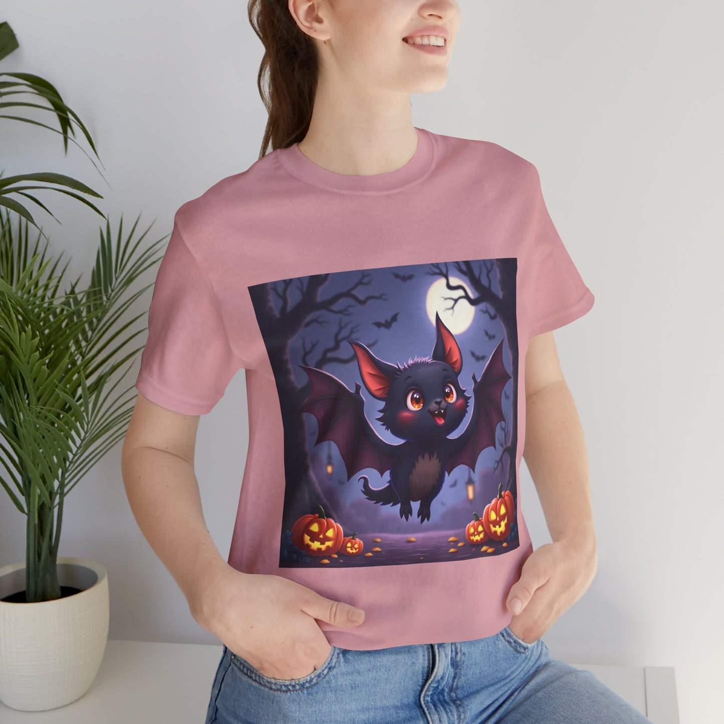 Spooky Cute Bat Unisex Jersey Tee