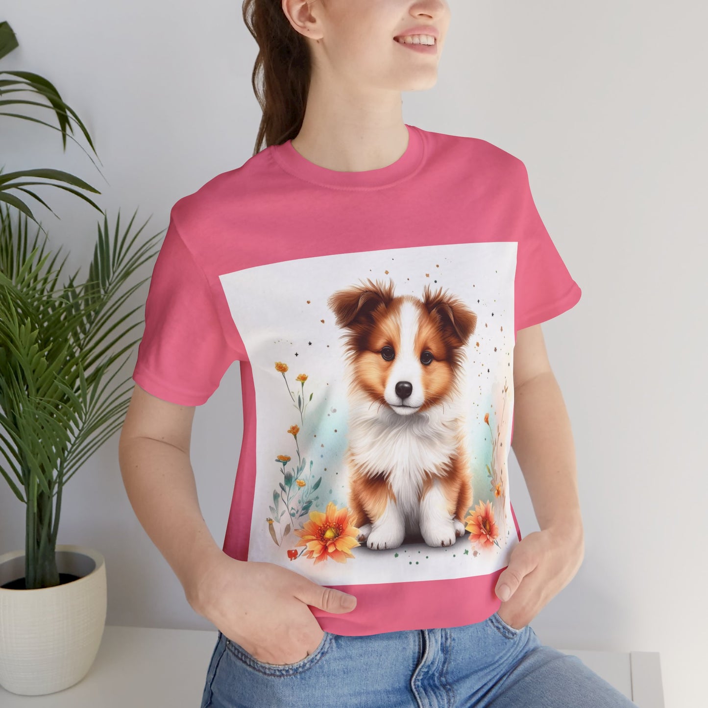 Shetland Sheepdog Unisex Jersey Short Sleeve Tee