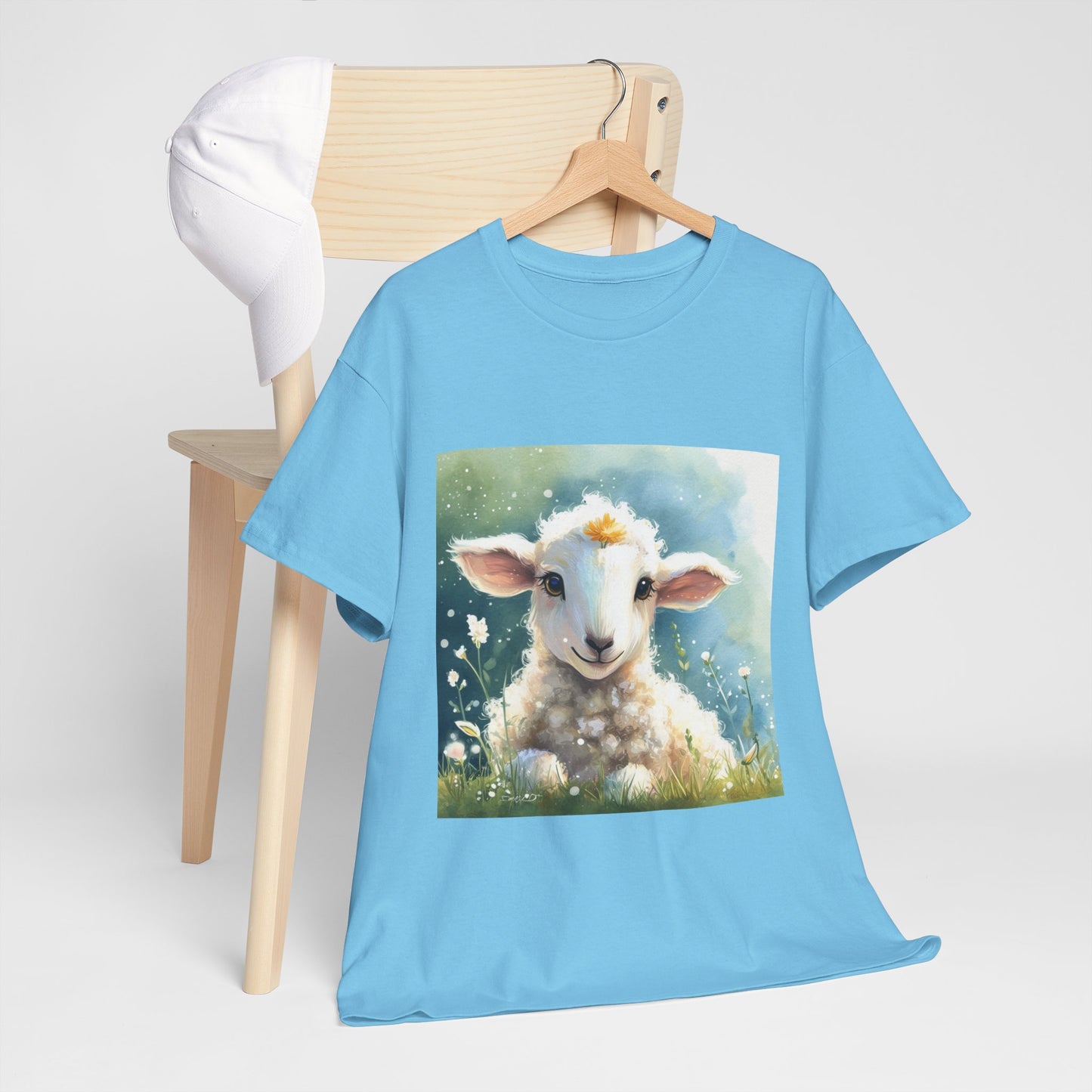 Cute Lamb Unisex Heavy Cotton Tee