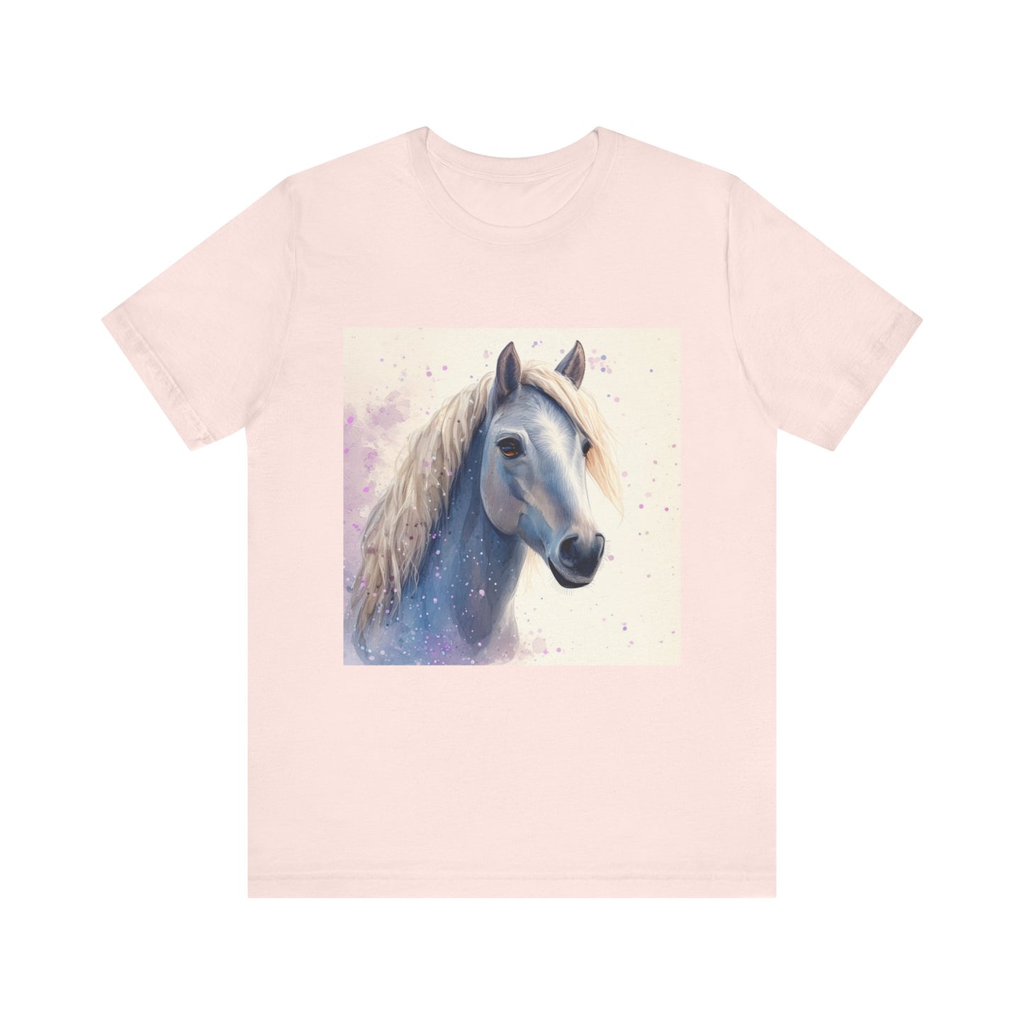 Baby White Horse Unisex Jersey Short Sleeve Tee