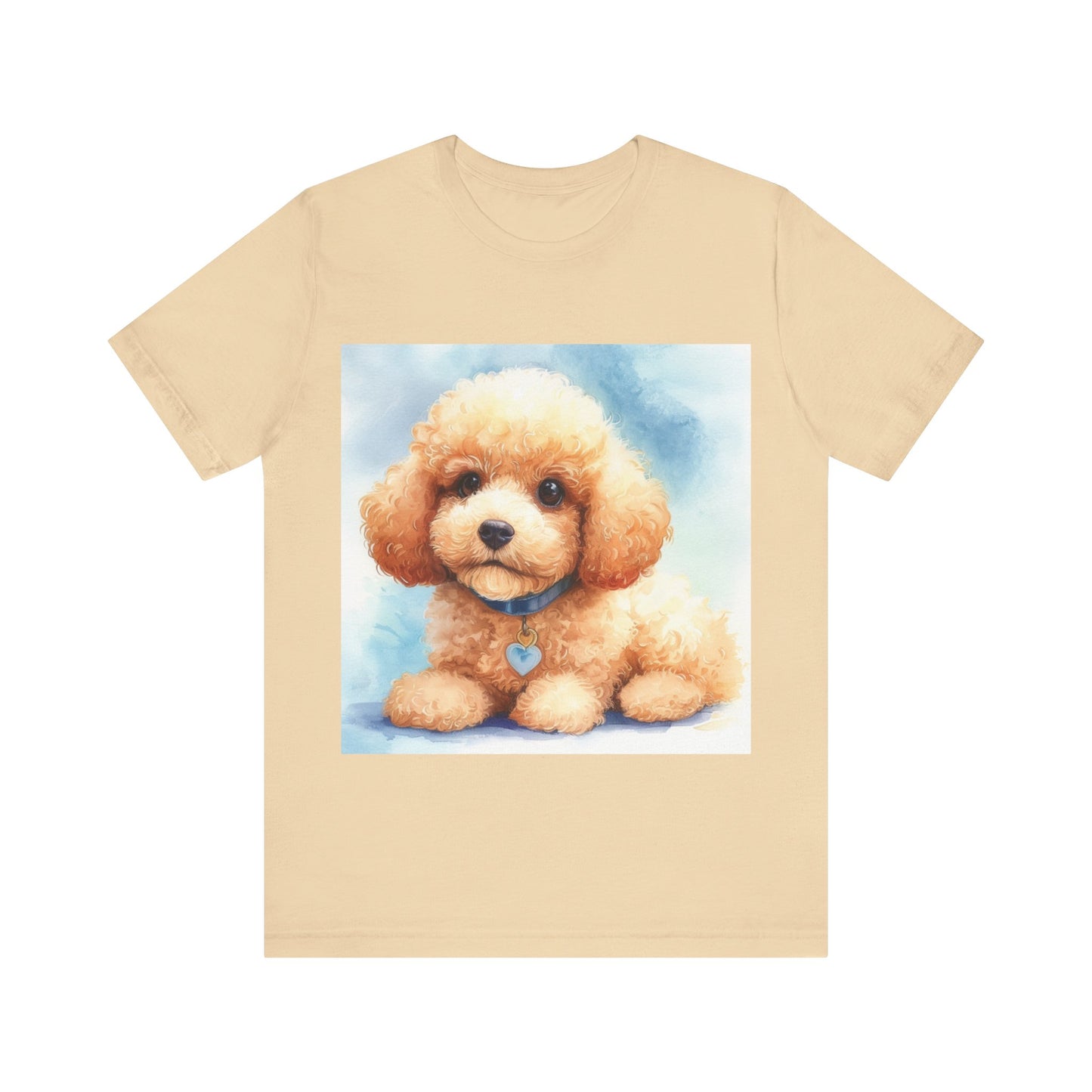 Poodle Puppy Unisex Jersey Short Sleeve Tee