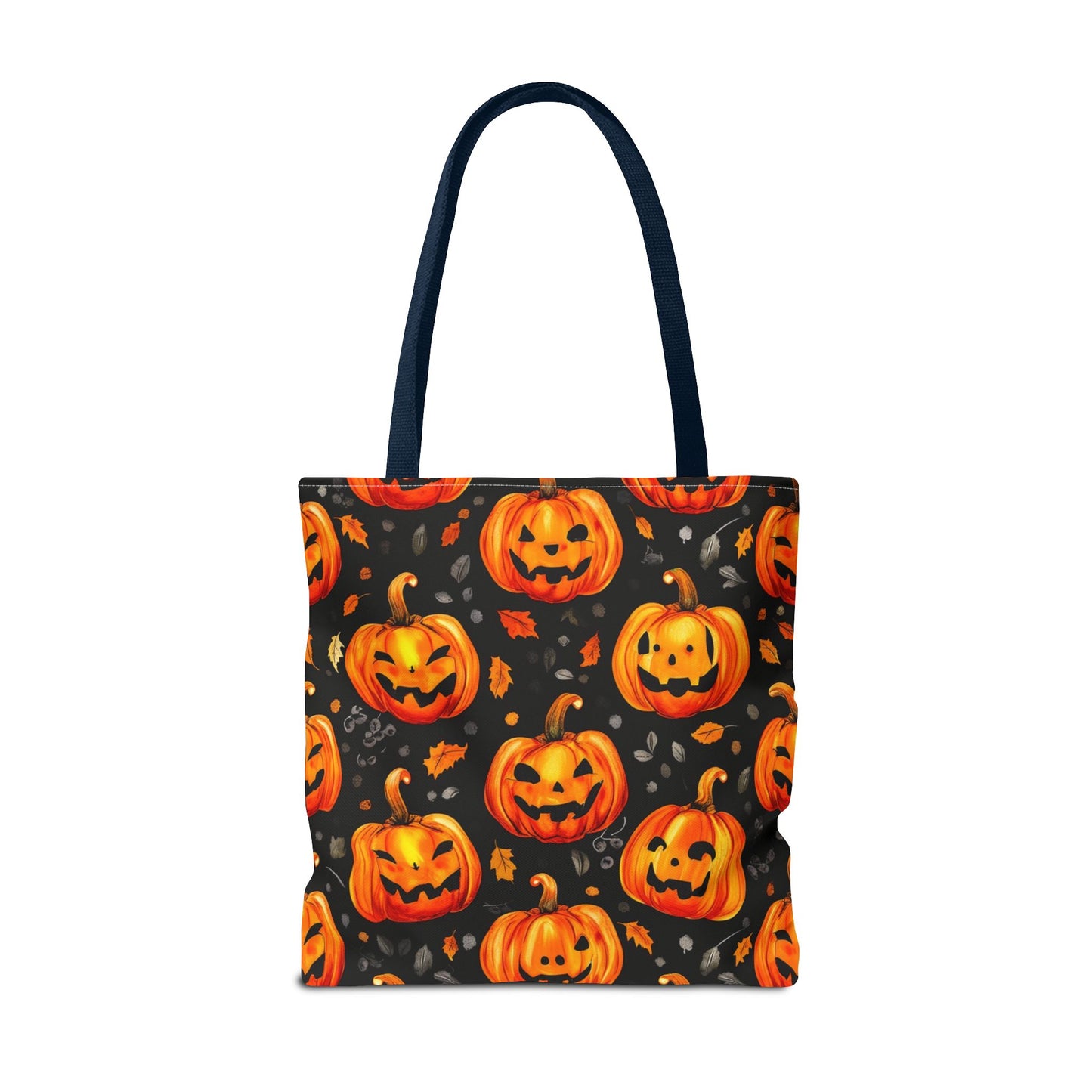 Happy Pumpkin Pattern Tote Bag (AOP)