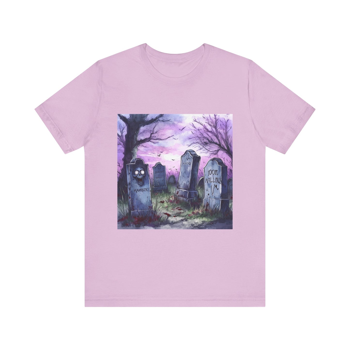 Purple Graveyard Unisex Jersey Short Sleeve Tee