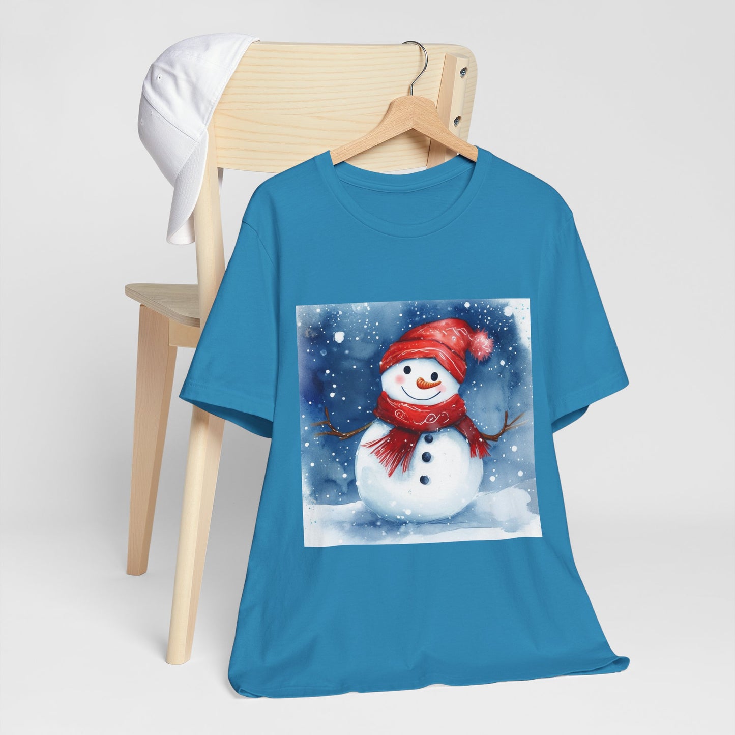 Adorable Snowman Unisex Jersey Short Sleeve Tee