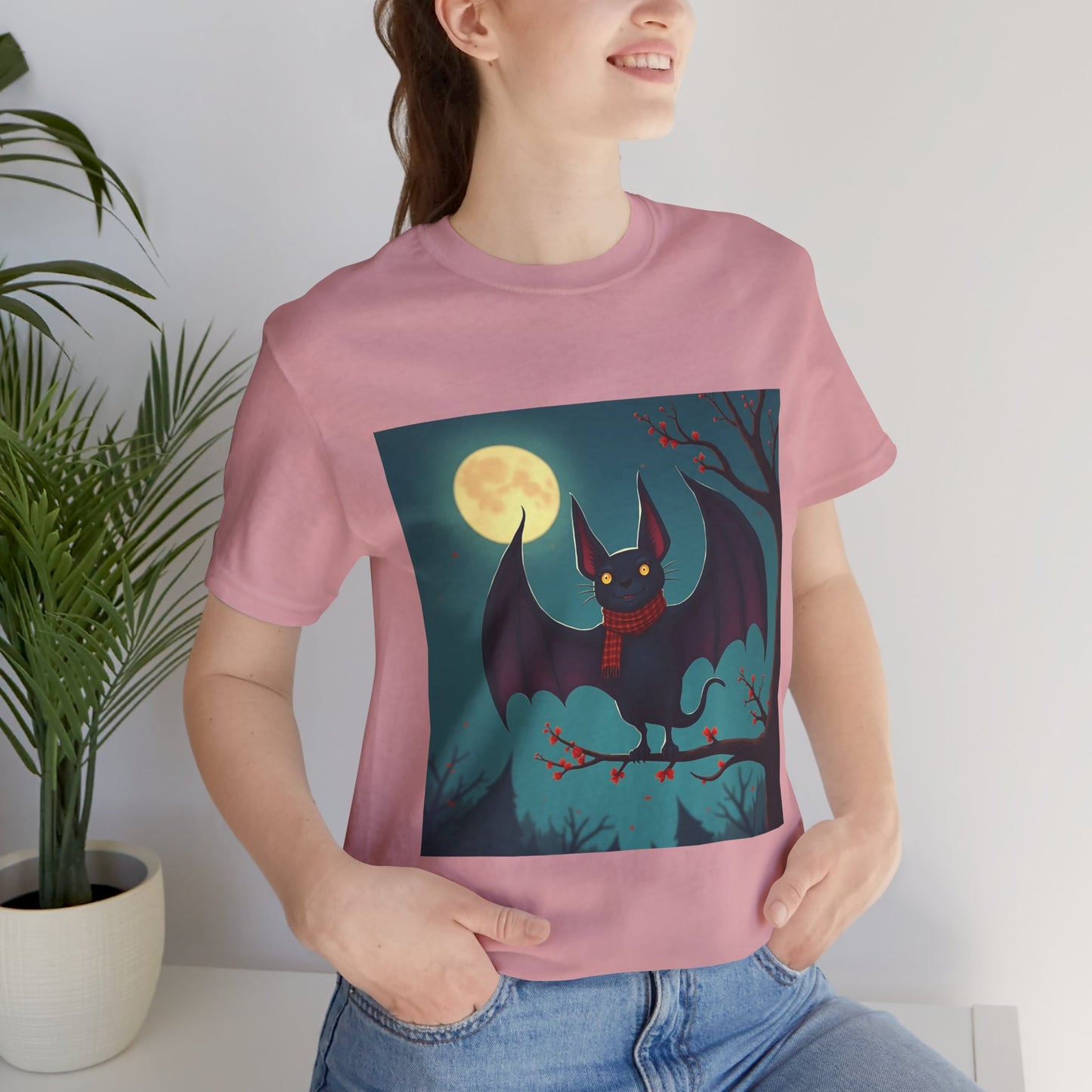 Cute Cold Bat Unisex Jersey Tee