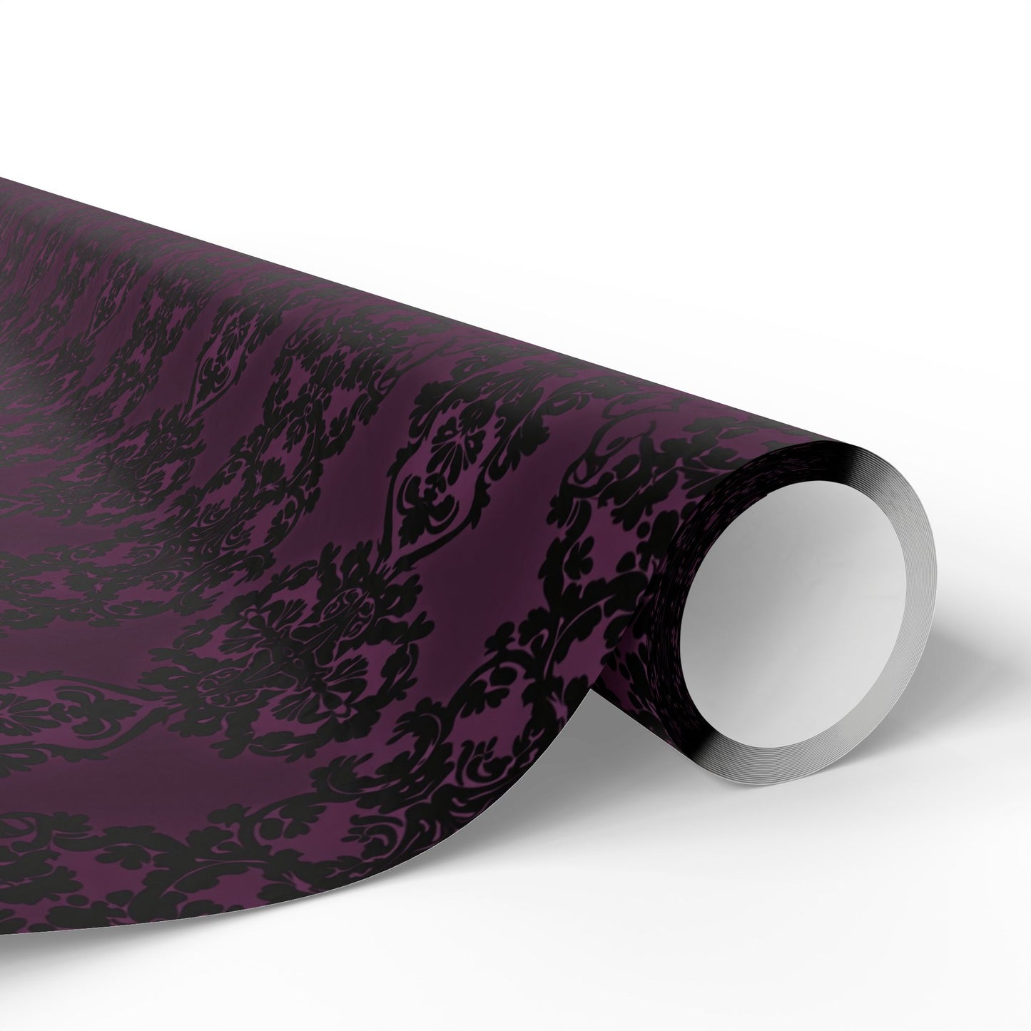 Black and Purple Victorian Pattern Wrapping Papers