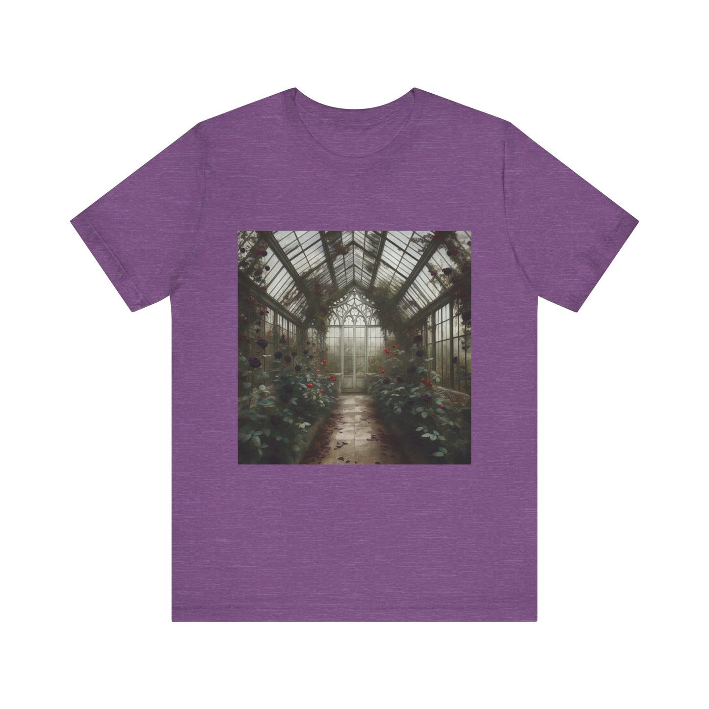 Gothic Roses Greenhouse Unisex Jersey Short Sleeve Tee