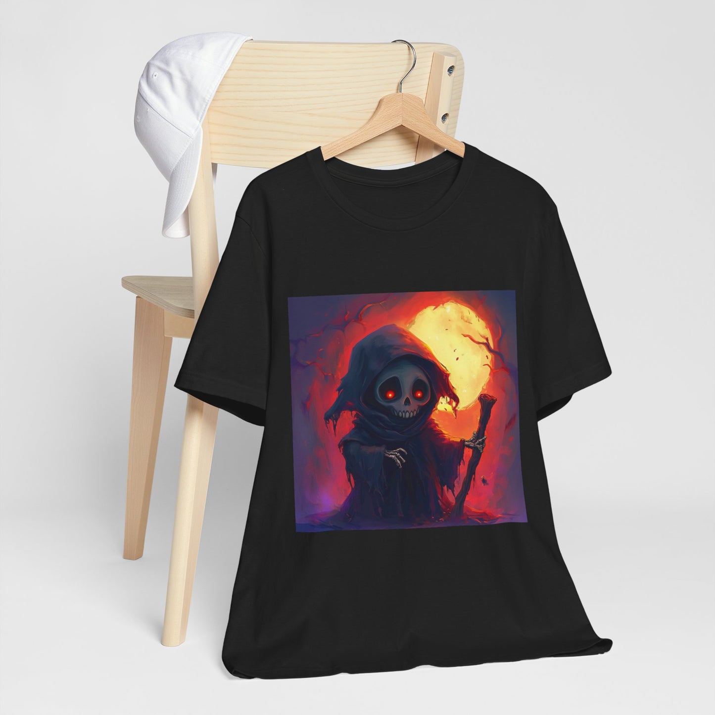 Haunting Grim Reaper Unisex Jersey Short Sleeve Tee