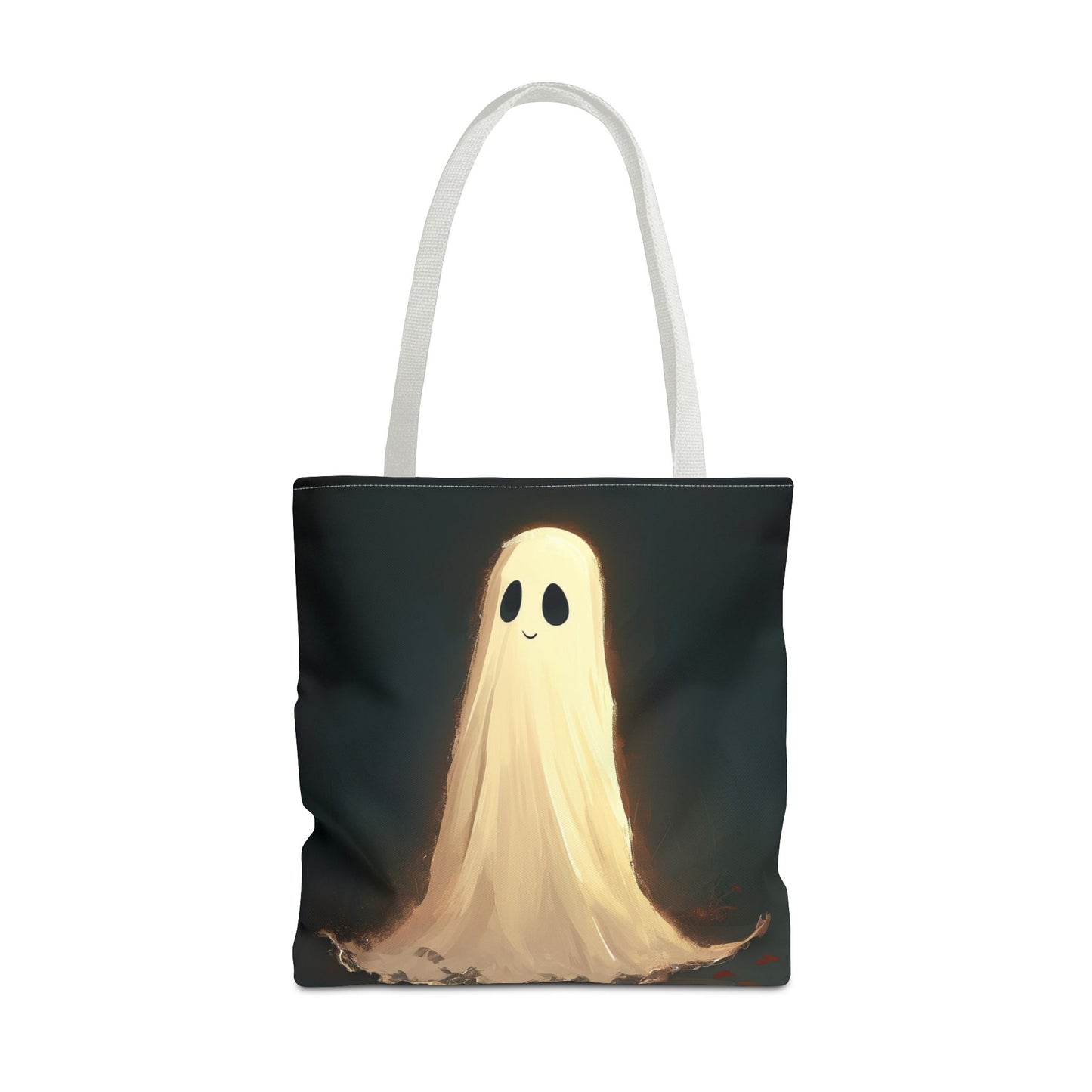 Happy Spooky Ghost Tote Bag (AOP)