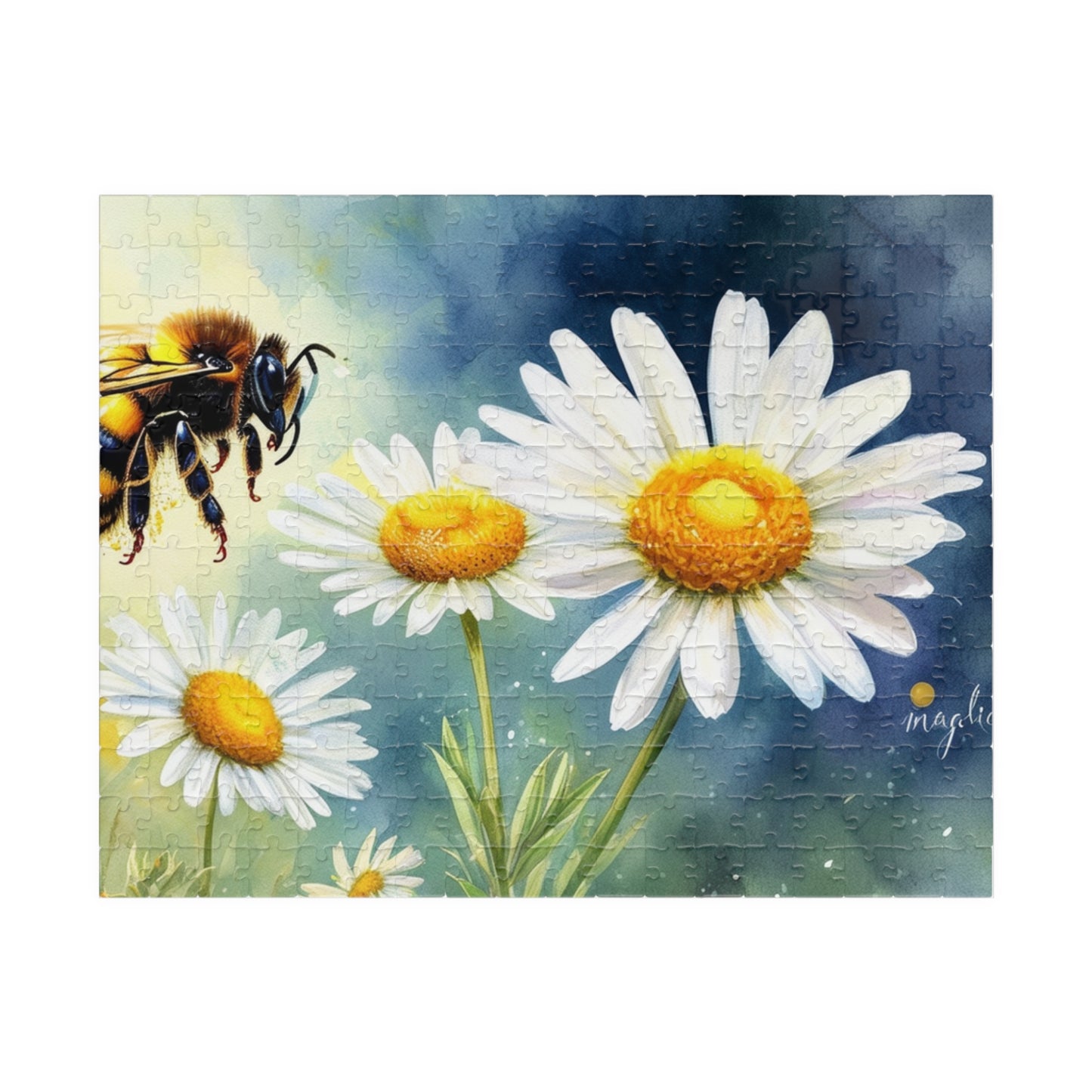 Busy Bee on a Daisy Puzzle (110, 252, 520, 1014-piece)