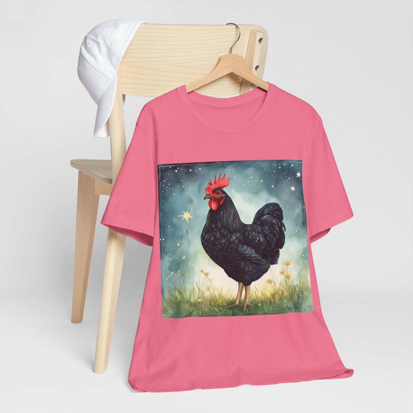 Black Chicken Unisex Jersey Short Sleeve Tee