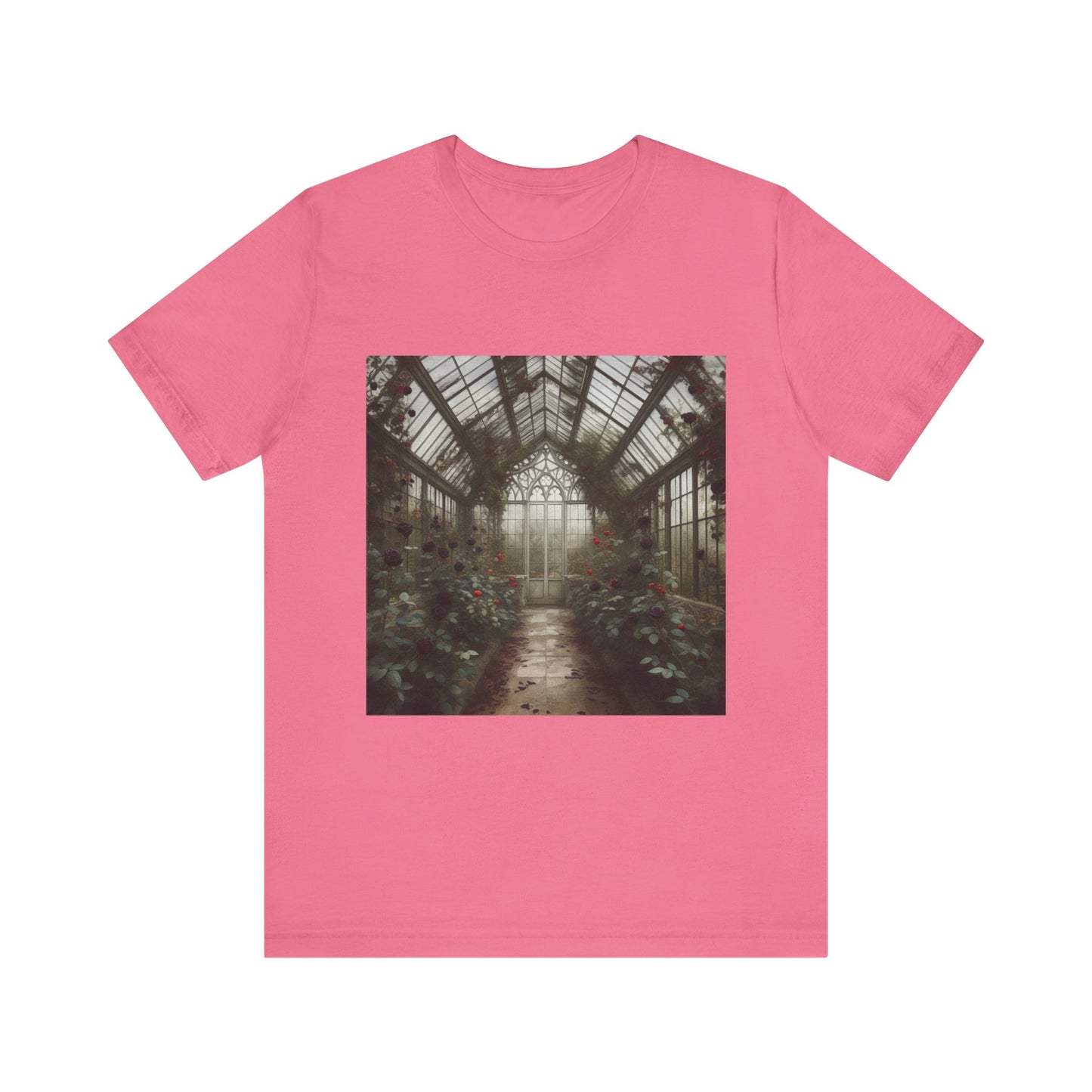 Gothic Roses Greenhouse Unisex Jersey Short Sleeve Tee