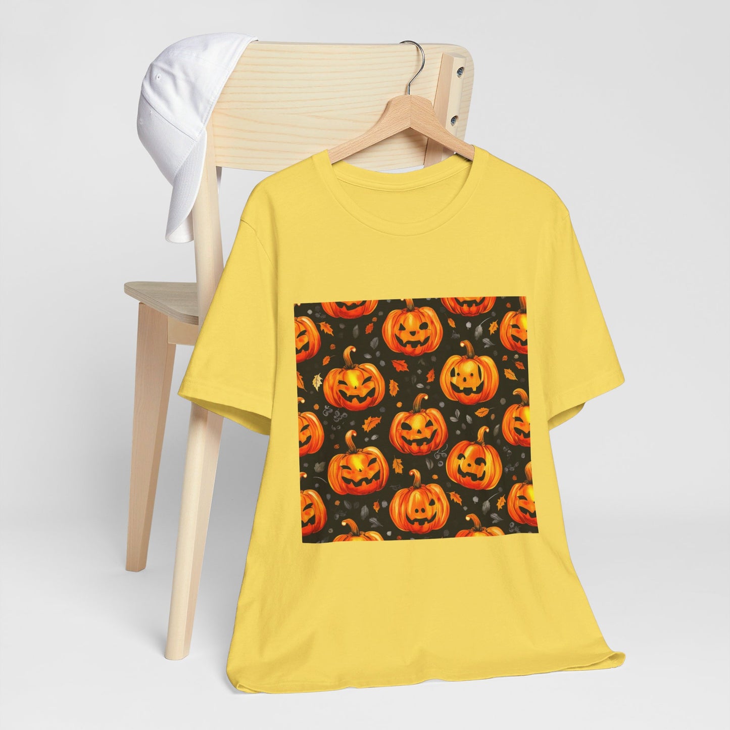 Cute Pumpkin Pattern Unisex Jersey Short Sleeve Tee