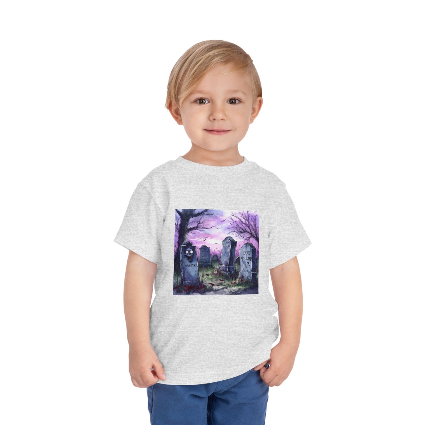 Purple Graveyard Toddler Short Sleeve Tee