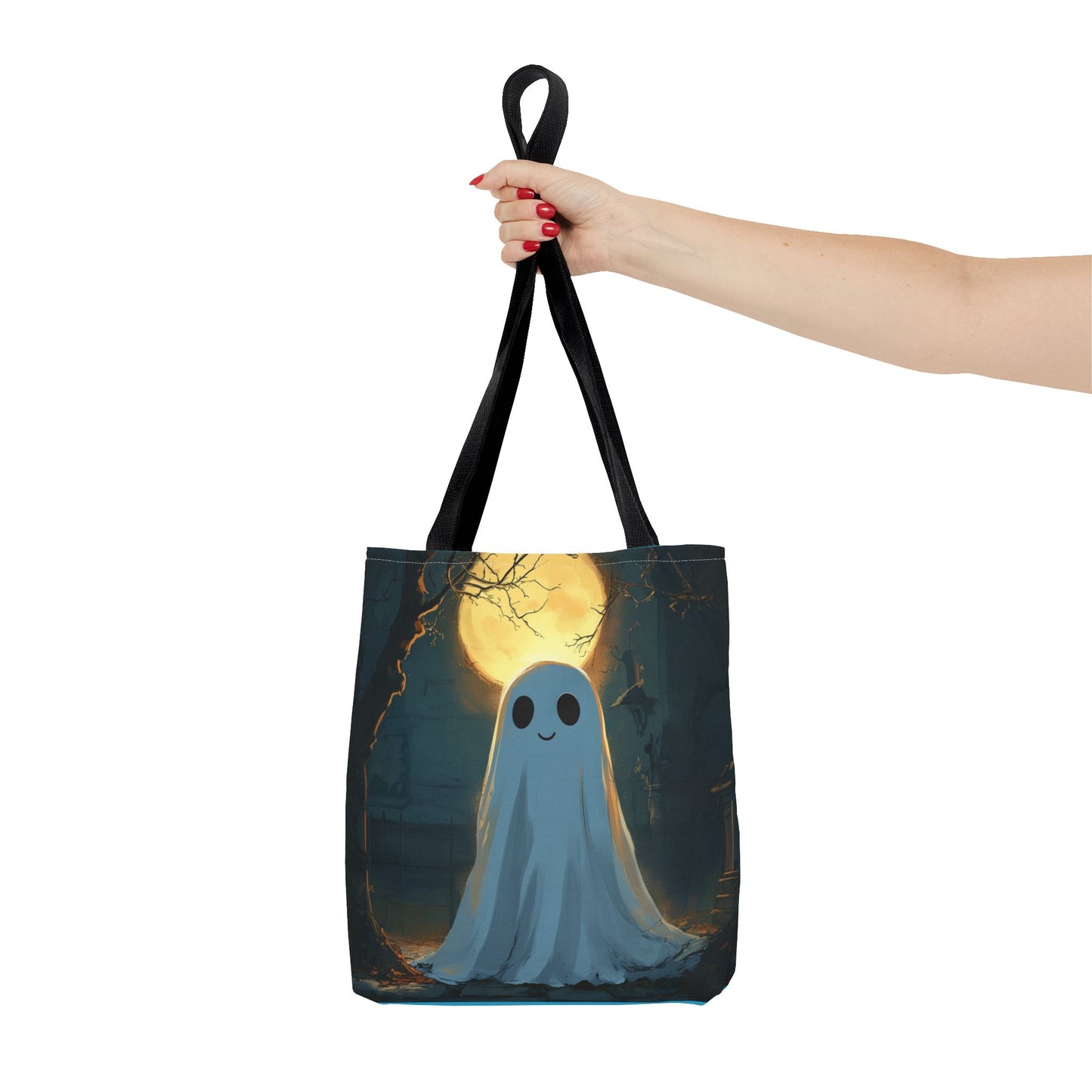 Cute Ghost Tote Bag (AOP)