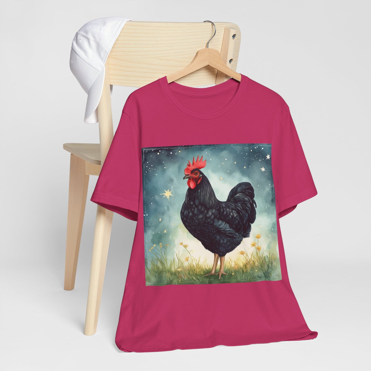 Black Chicken Unisex Jersey Short Sleeve Tee