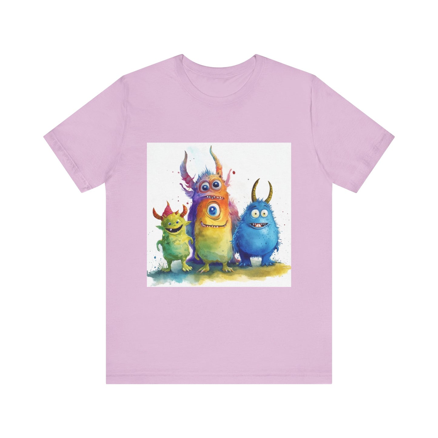 Funny Cartoon Monsters Unisex Jersey Short Sleeve Tee