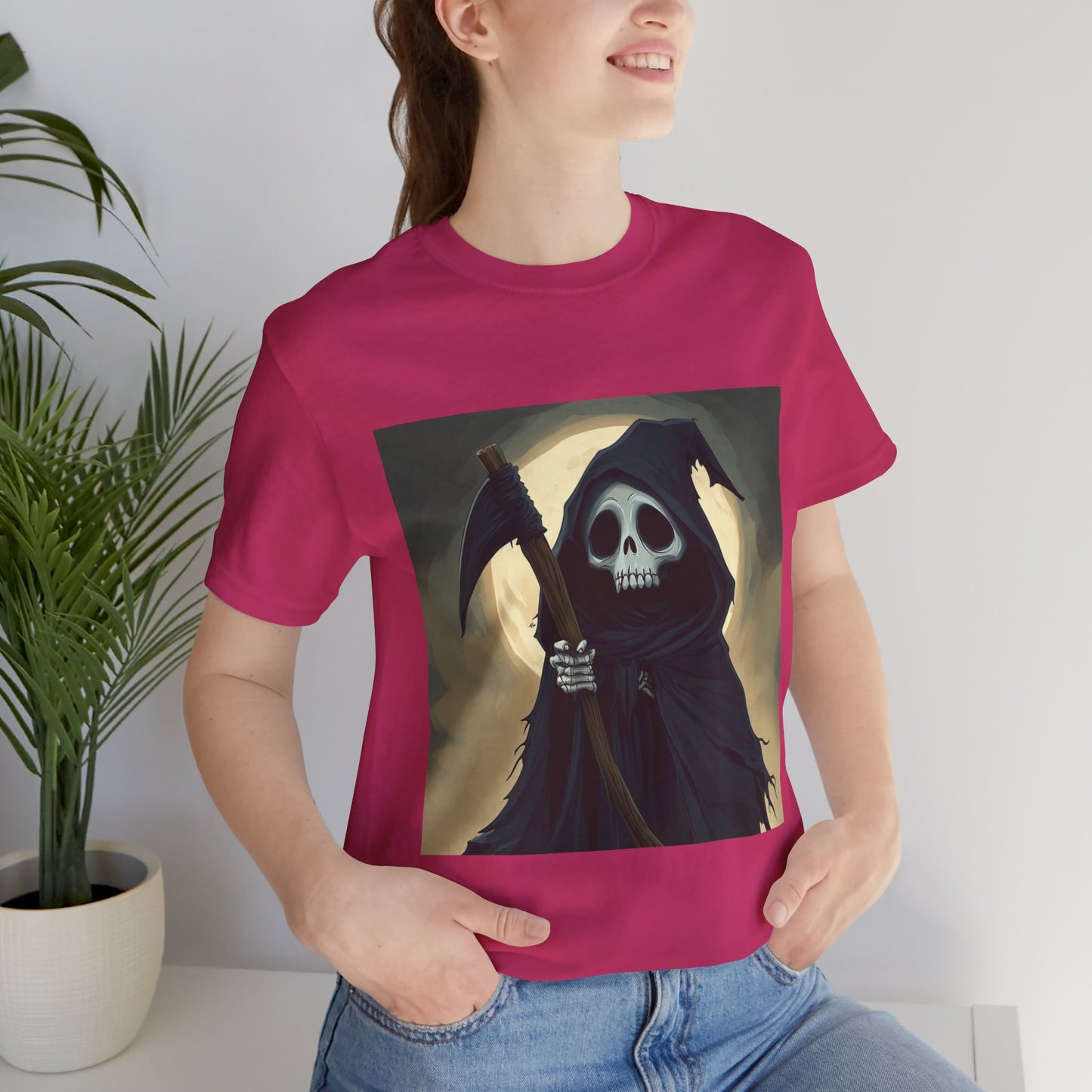 Mr. Grim the Reaper Unisex Jersey Short Sleeve Tee