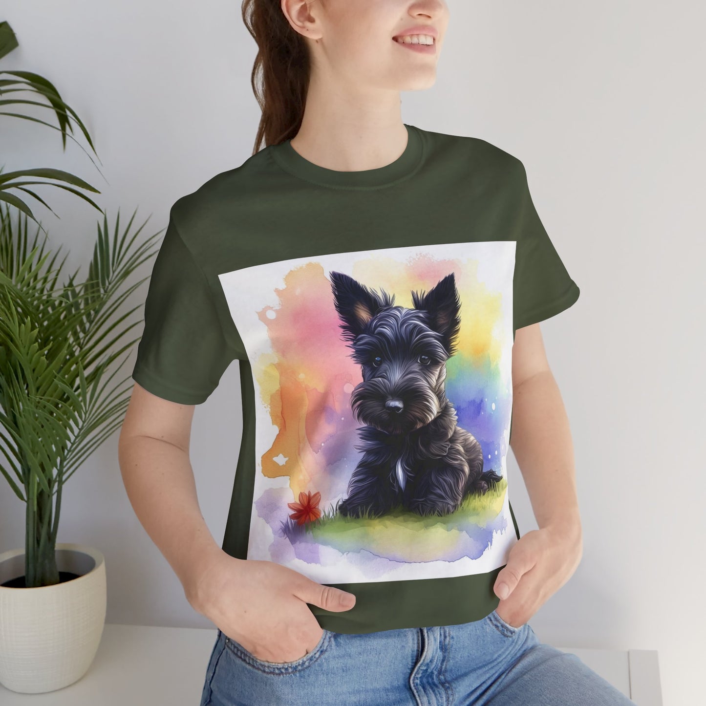 Scottish Terrier Unisex Jersey Short Sleeve Tee