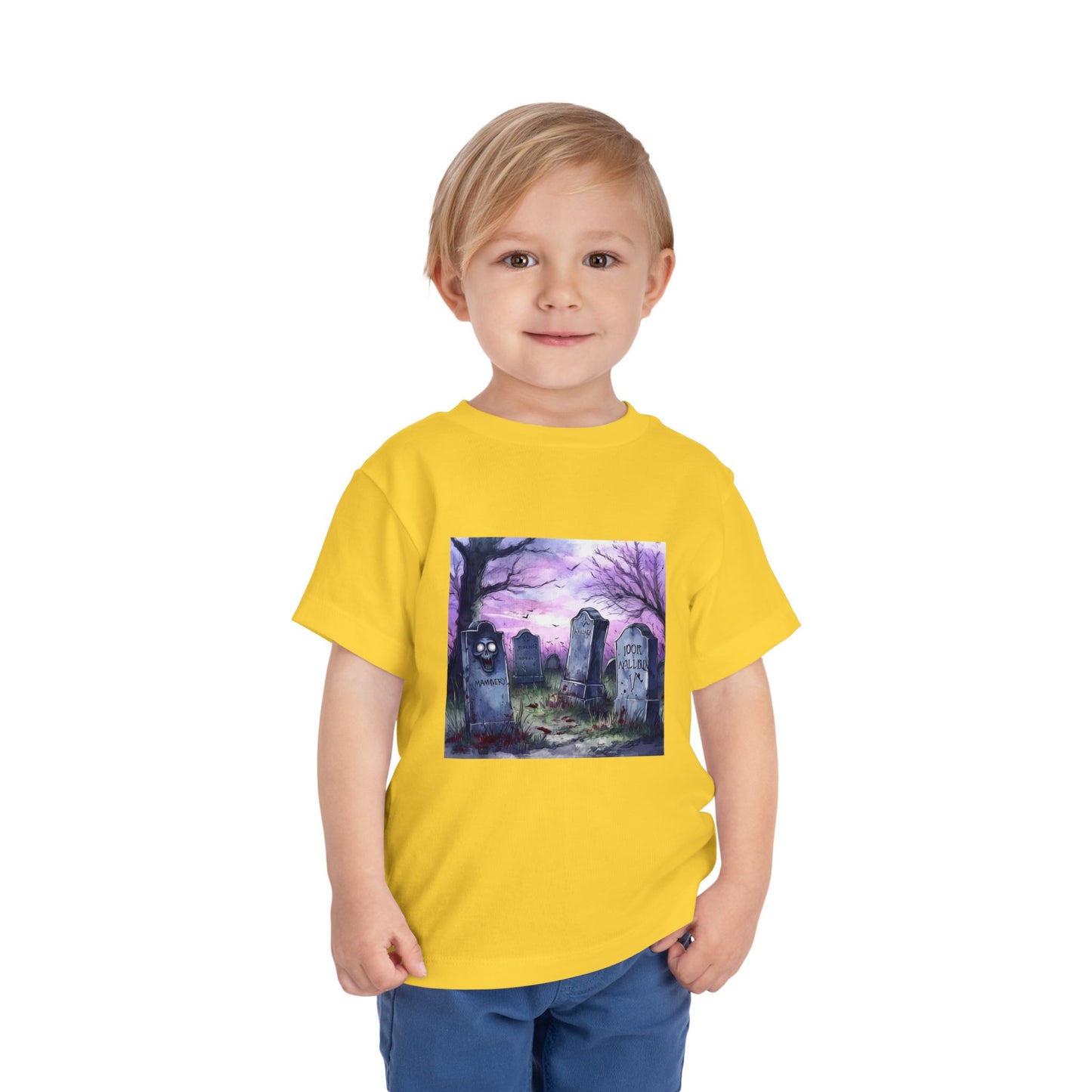 Purple Graveyard Toddler Short Sleeve Tee